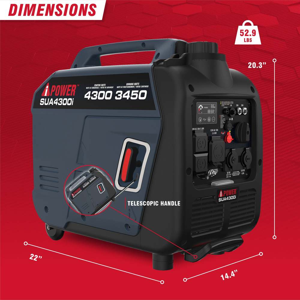 SUA4300i Inverter Generator