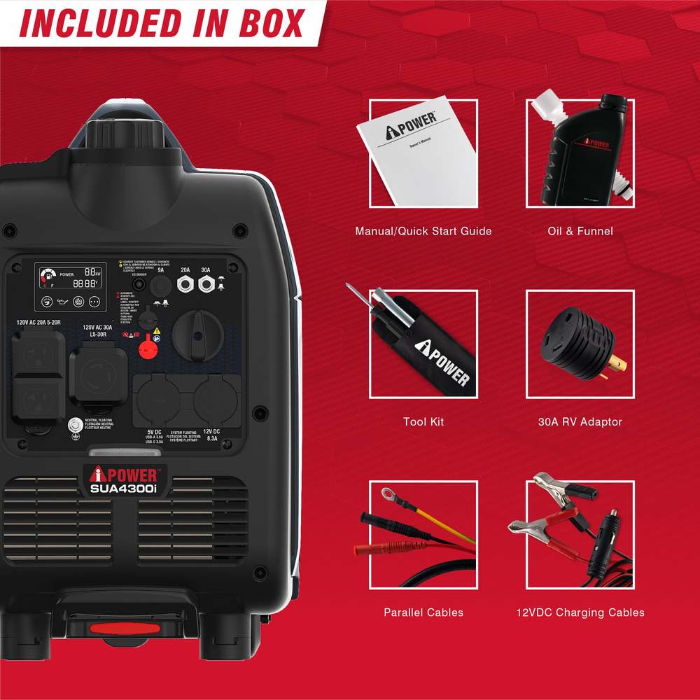SUA4300i Inverter Generator