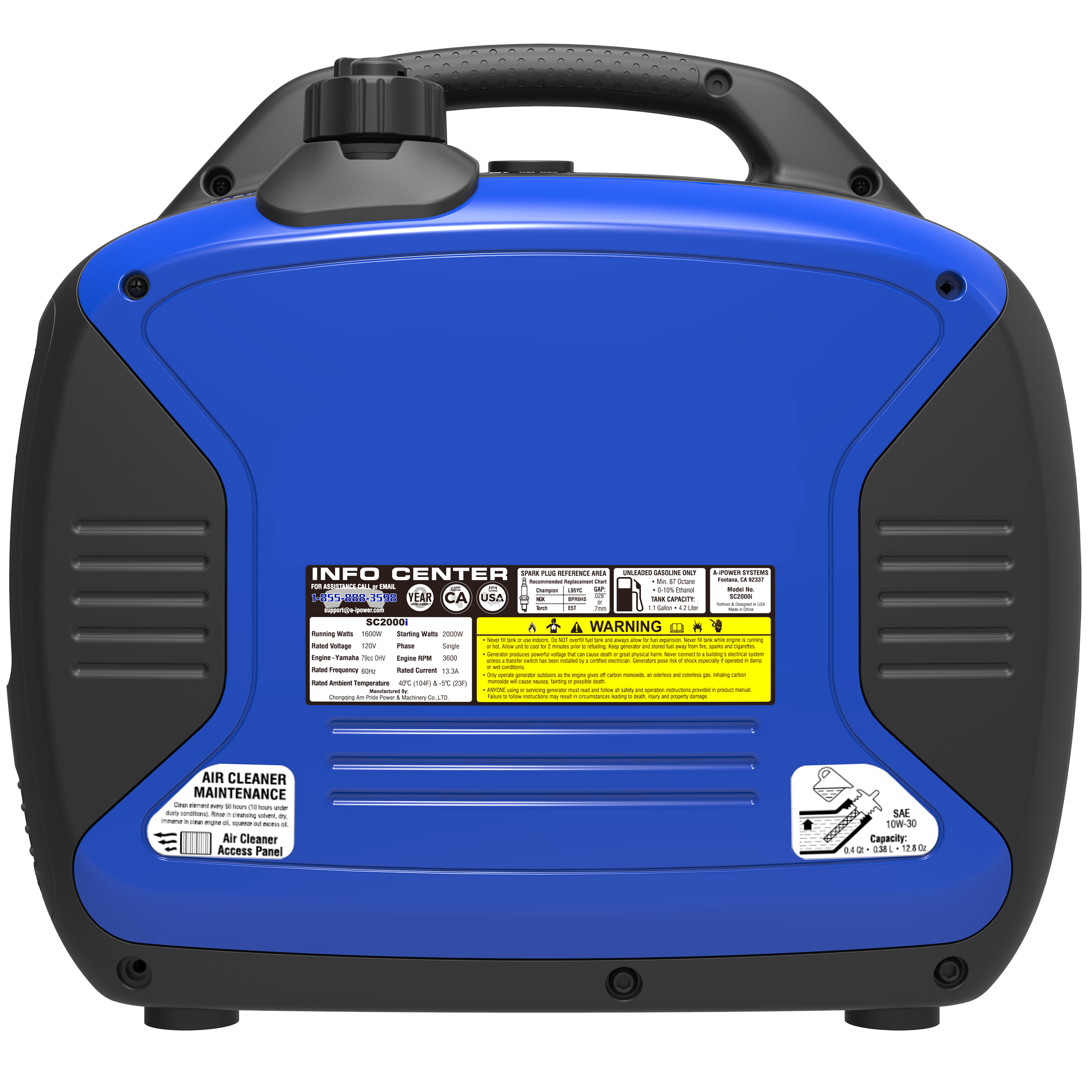 SC2000i - 2000 Watt Inverter Generator