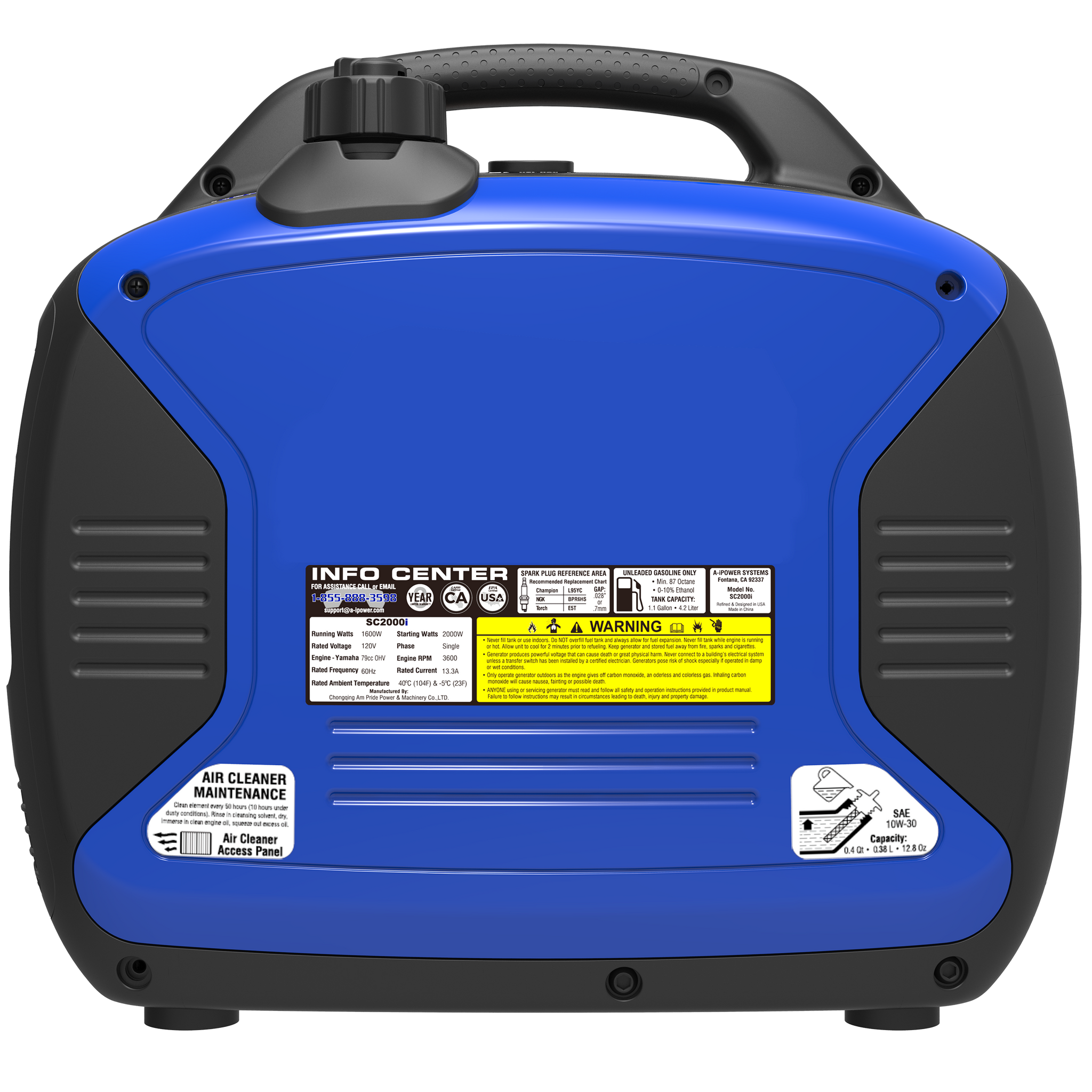 SC2000i - 2000 Watt Inverter Generator