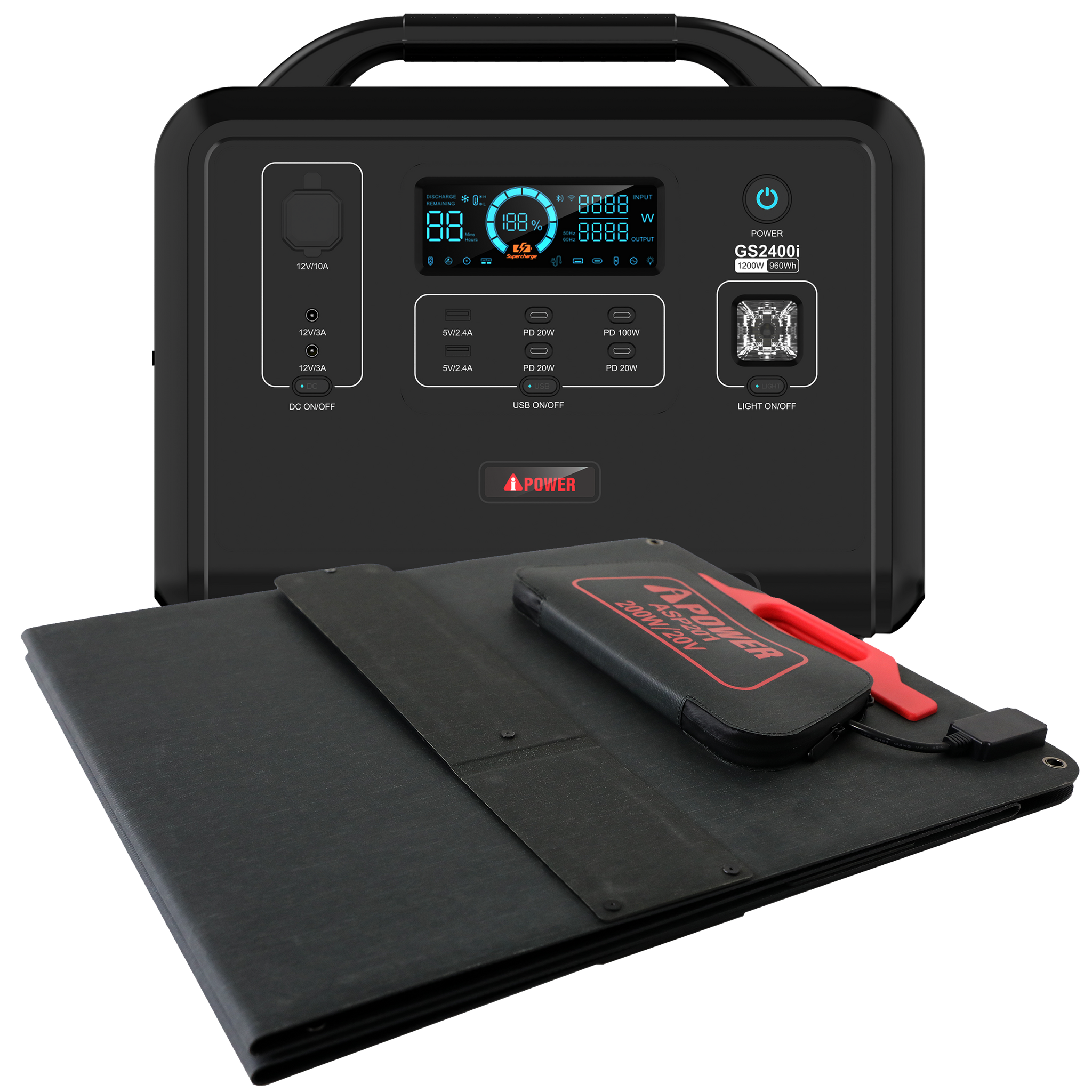 GS2400iA201 PowerSource Solar Bundle