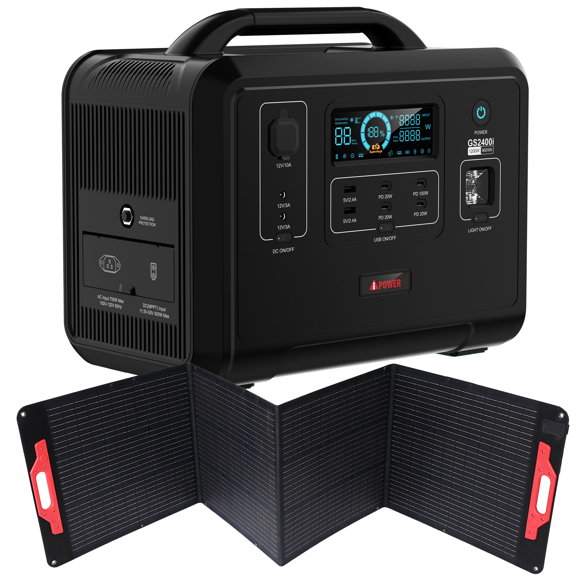 GS2400iA201 PowerSource Solar Bundle