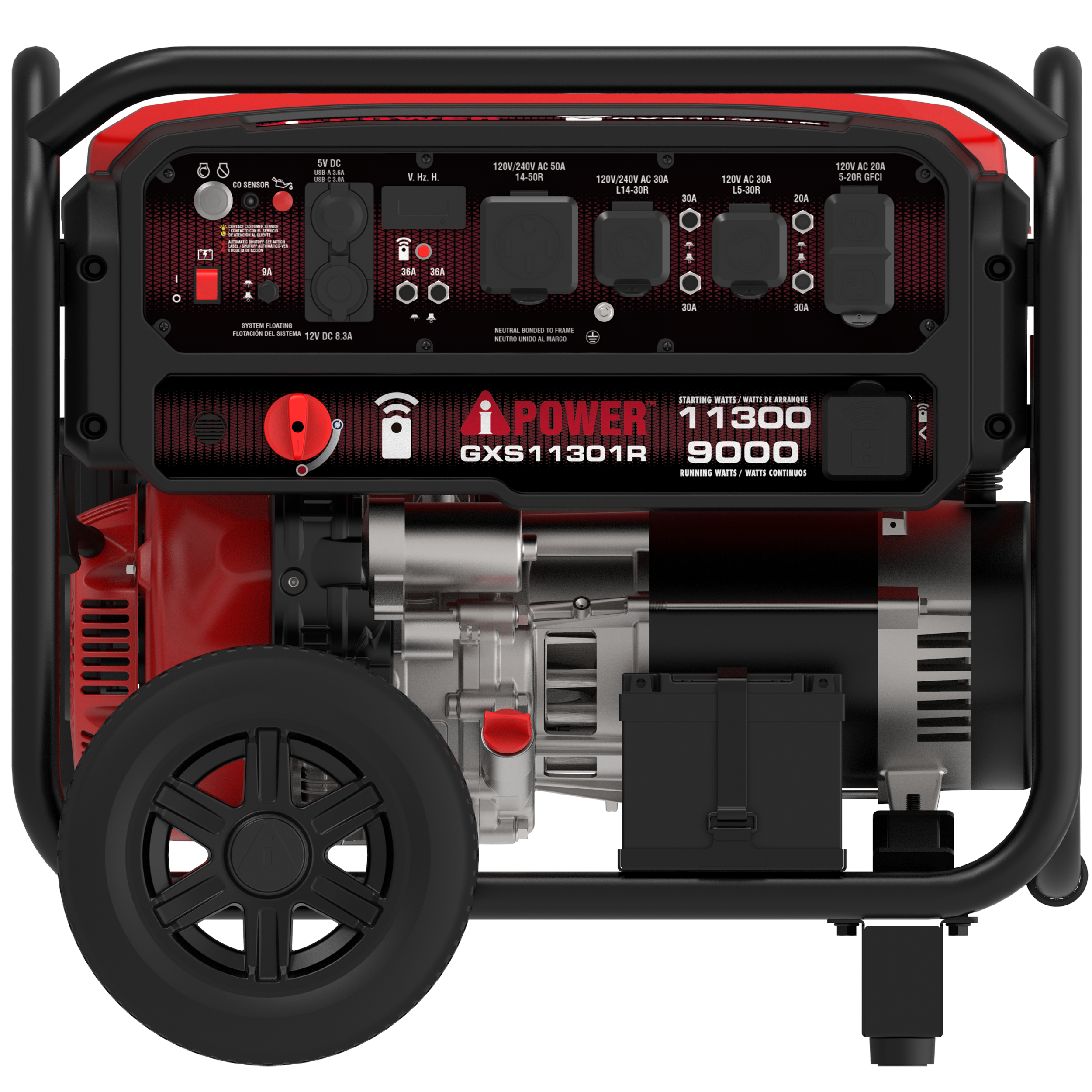 GXS11301R Portable Generator with Remote