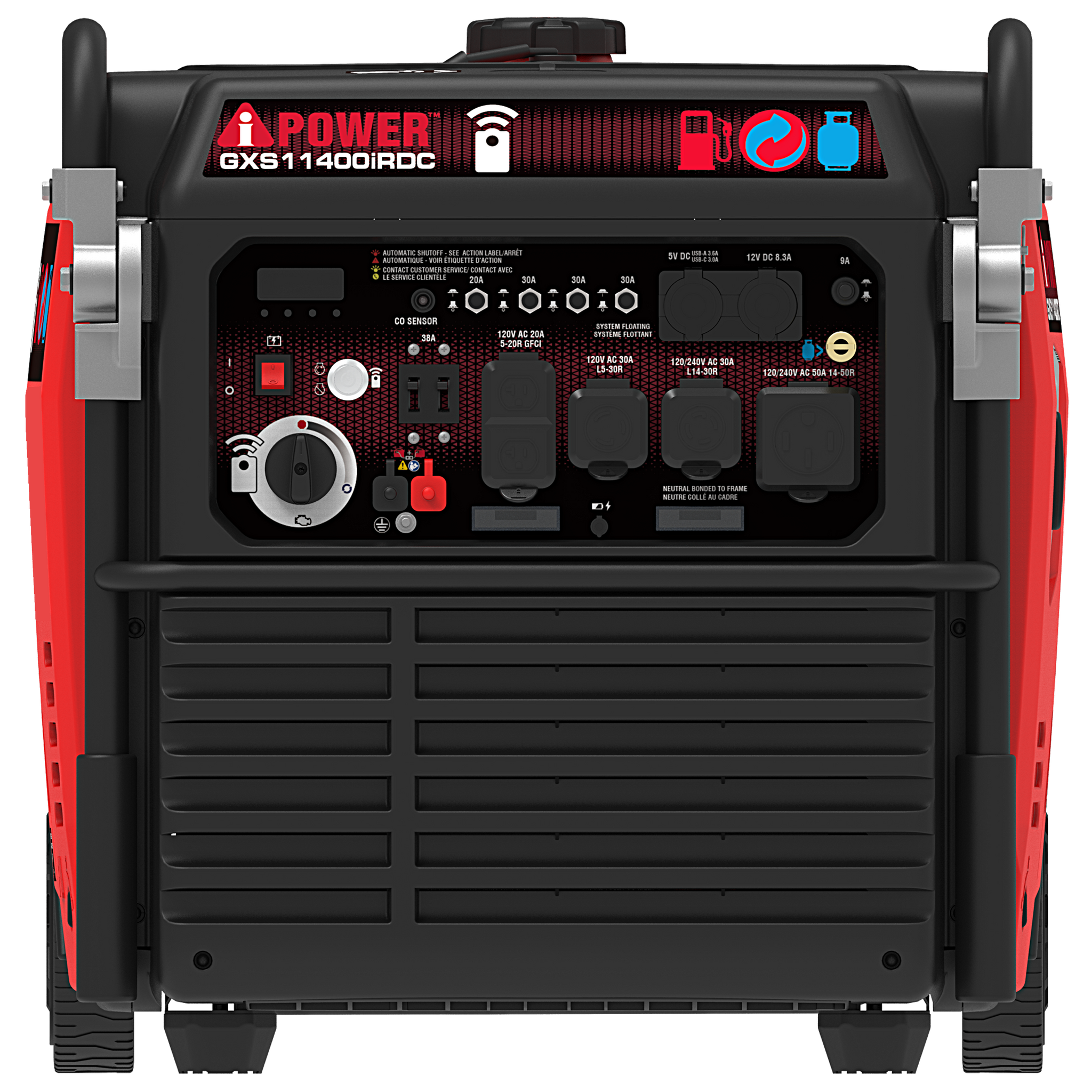 GXS11400iRDC - Dual Fuel Remote Inverter Generator