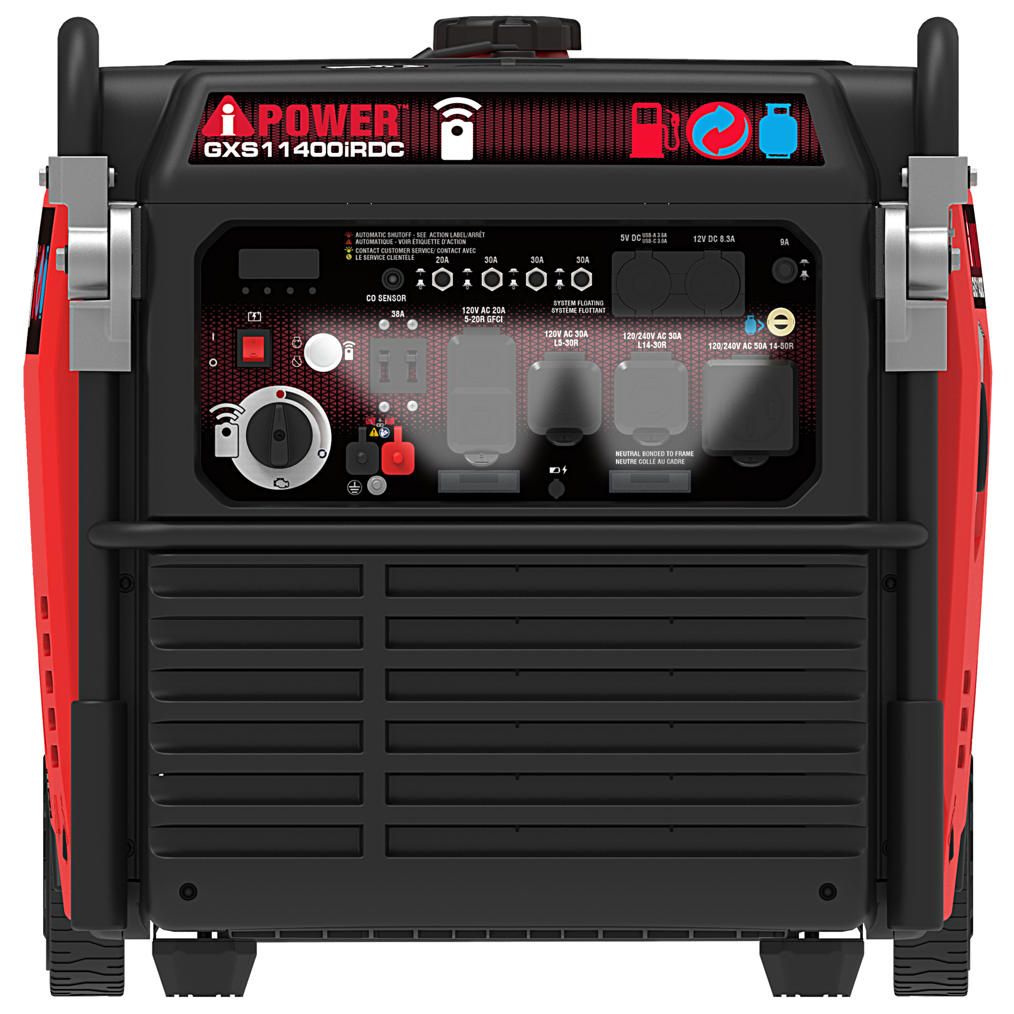 GXS11400iRDC - Dual Fuel Remote Inverter Generator