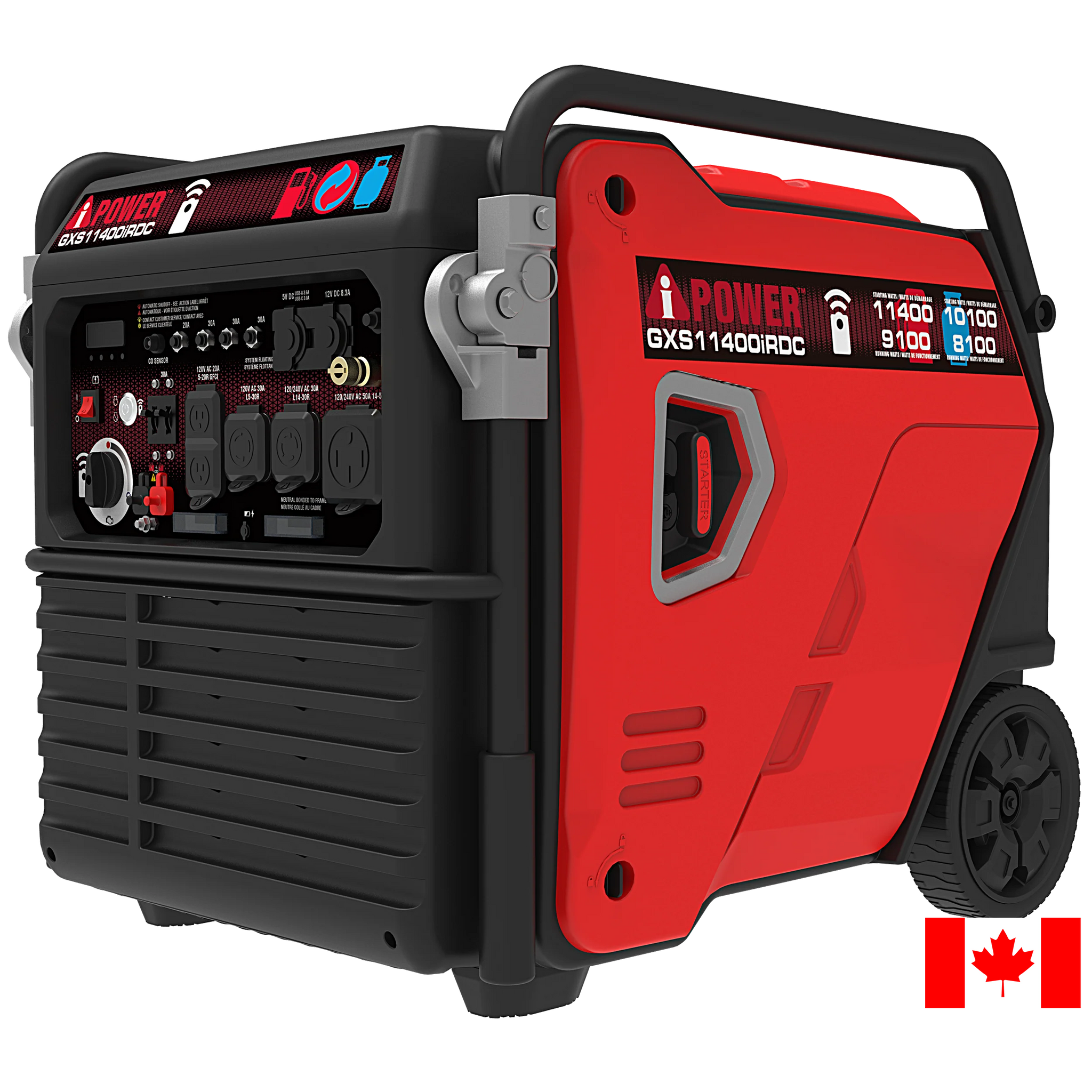 GXS11400iRDC - Dual Fuel Remote Inverter Generator