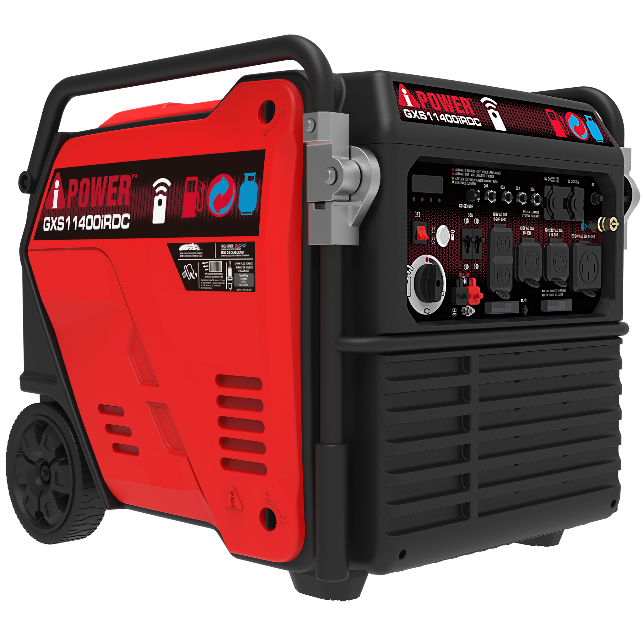 GXS11400iRDC - Dual Fuel Remote Inverter Generator
