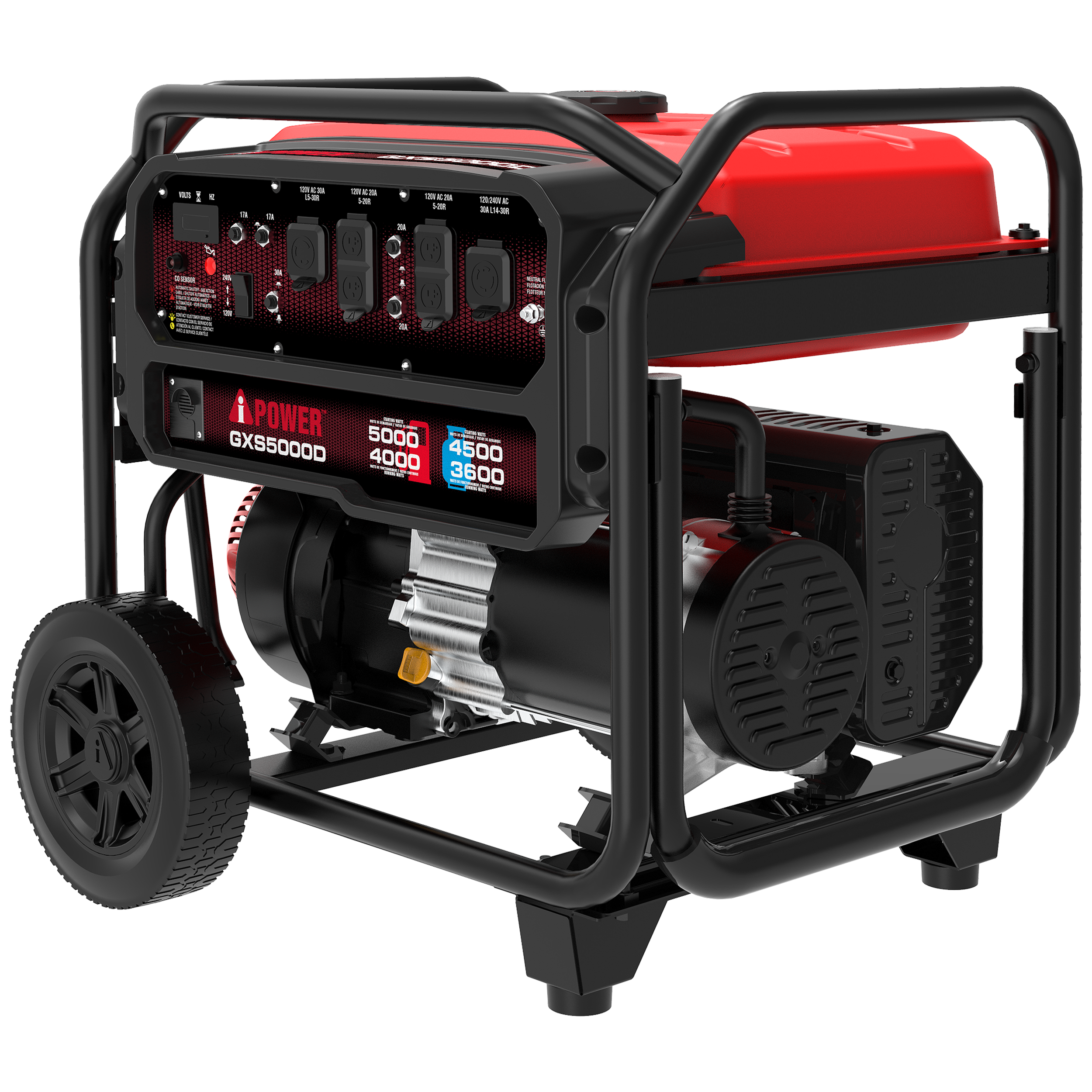 GXS5000D Dual Fuel Portable Generator