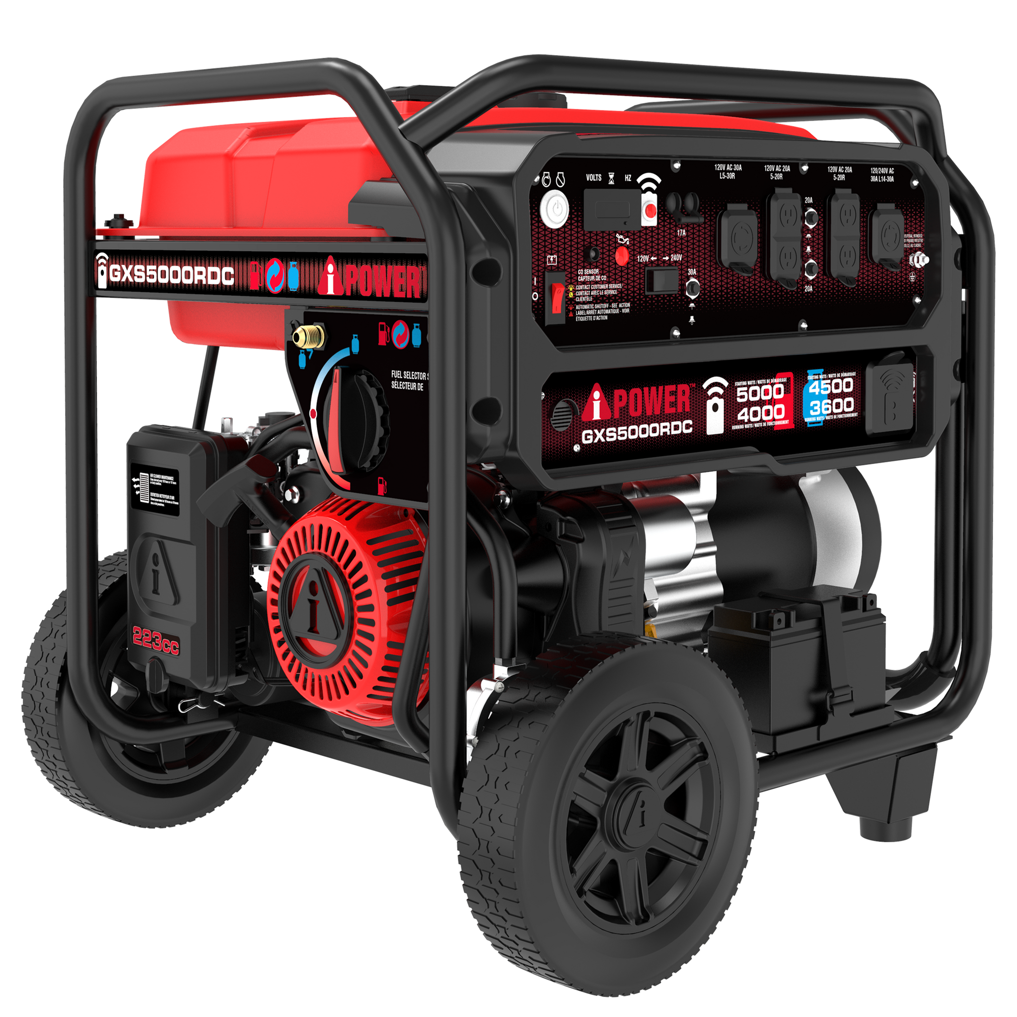 GXS5000RDC - Remote Dual Fuel Generator