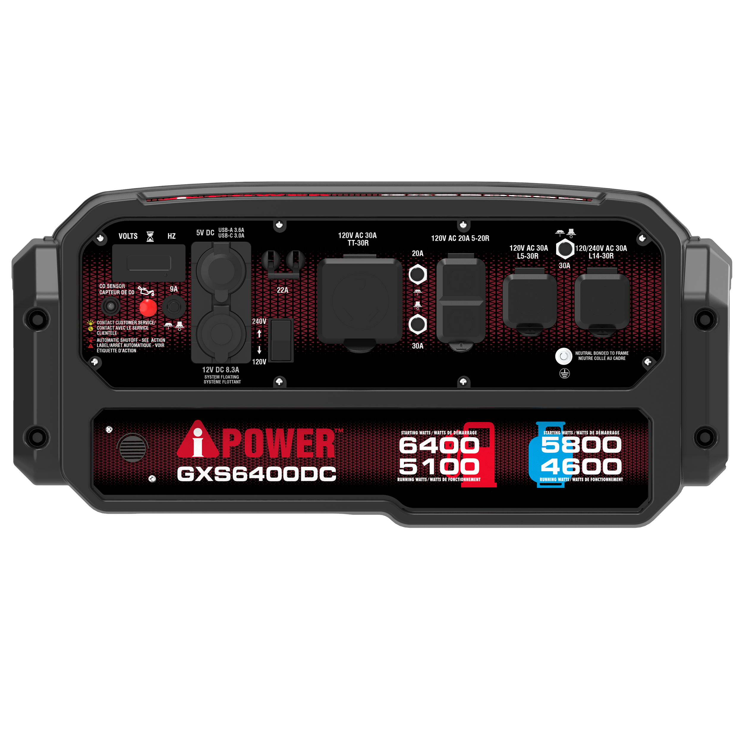 GXS6400DC - Dual Fuel Portable Generator