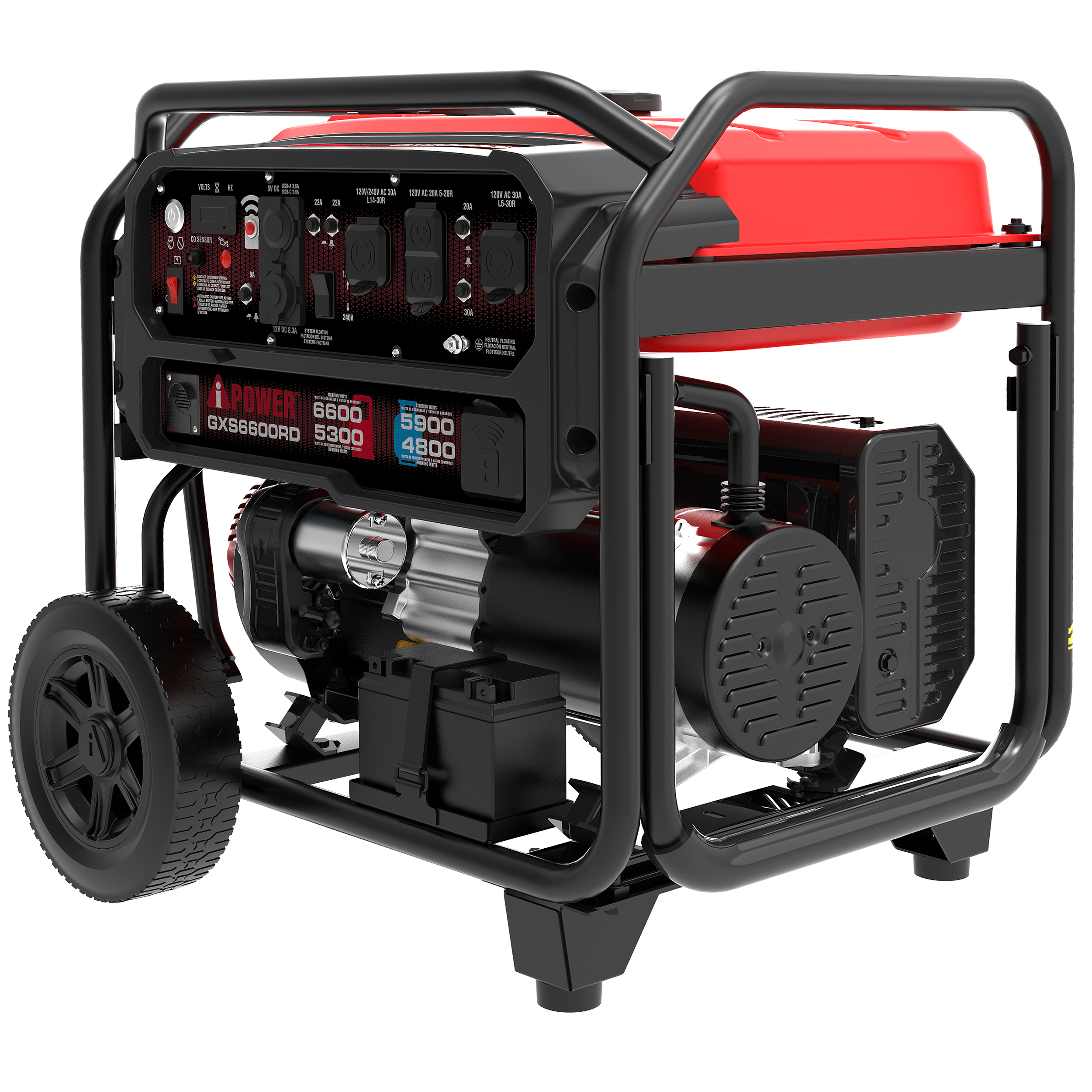 GXS6600RD Remote Dual Fuel Portable Generator