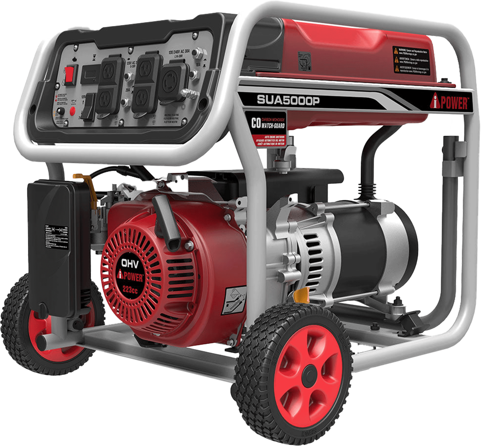 SUA5000P - 5000 Watt Generator CO Sensor Equipped