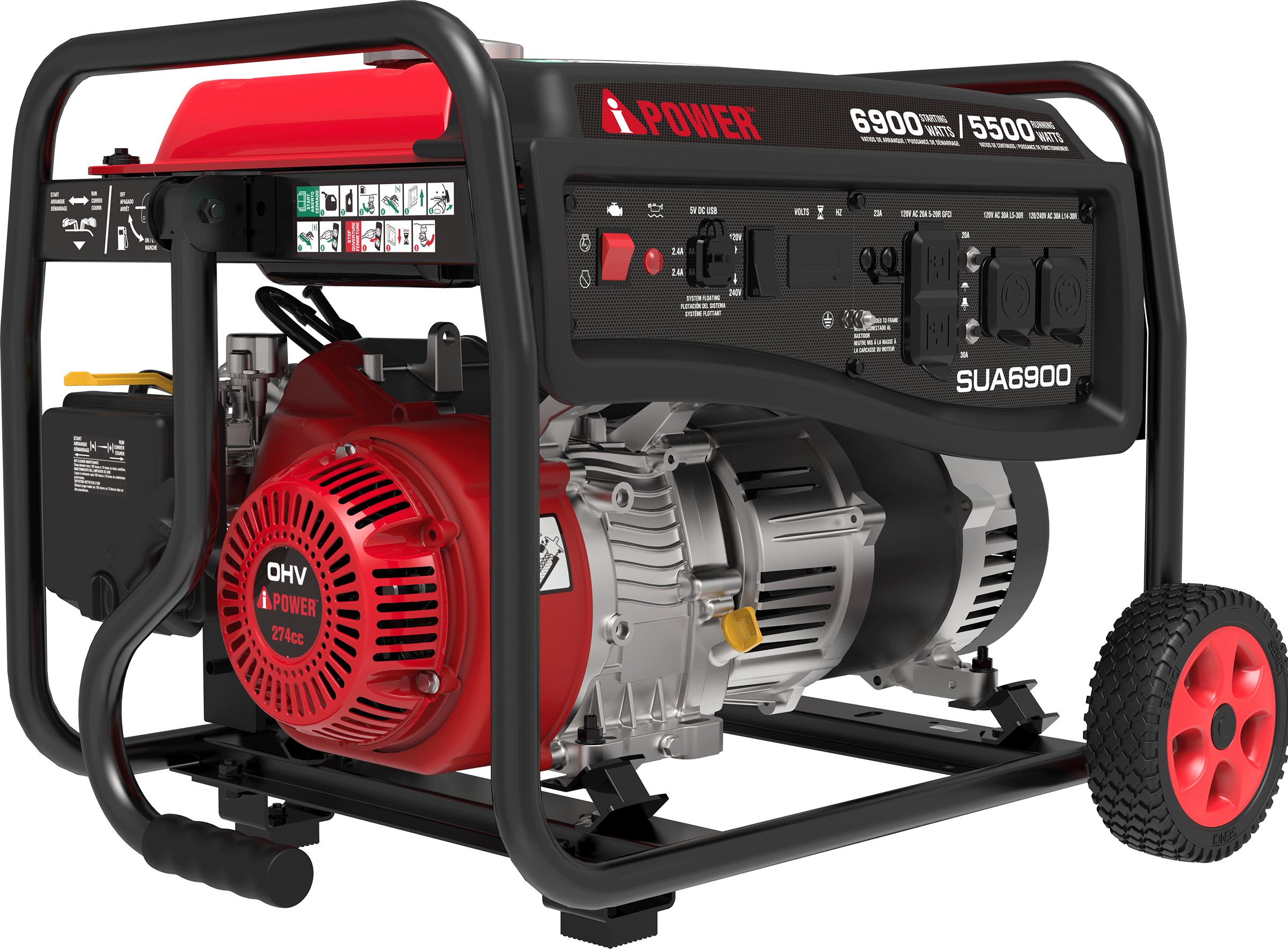 SUA6900 - 6900 Watt<br> Portable Generator