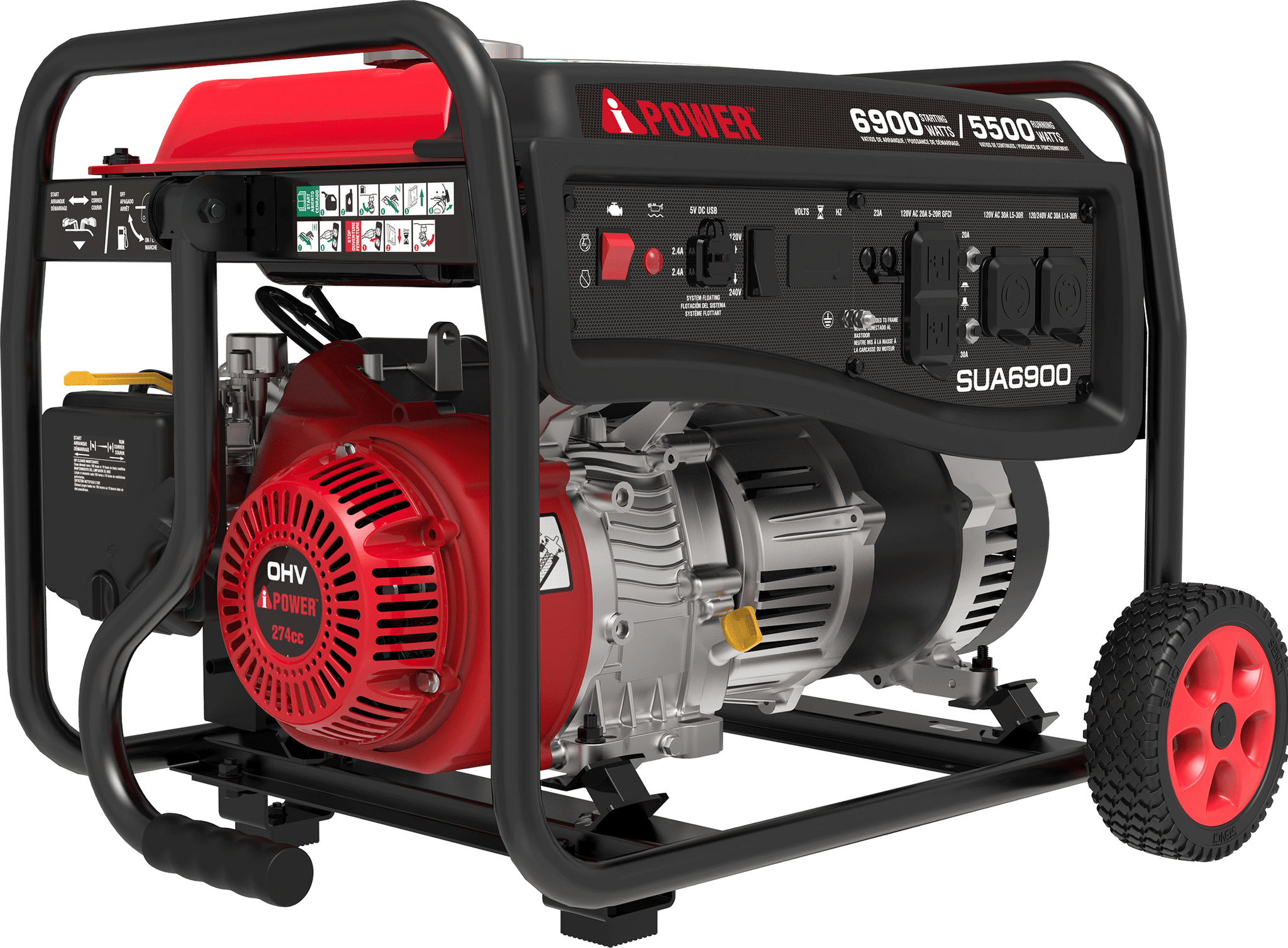 SUA6900 - 6900 Watt<br> Portable Generator