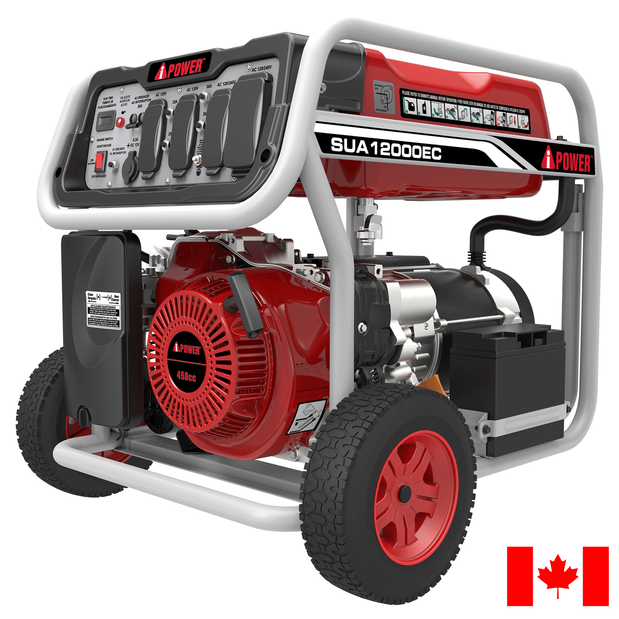 SUA12000EC - 12000 Watt<br> Portable Generator