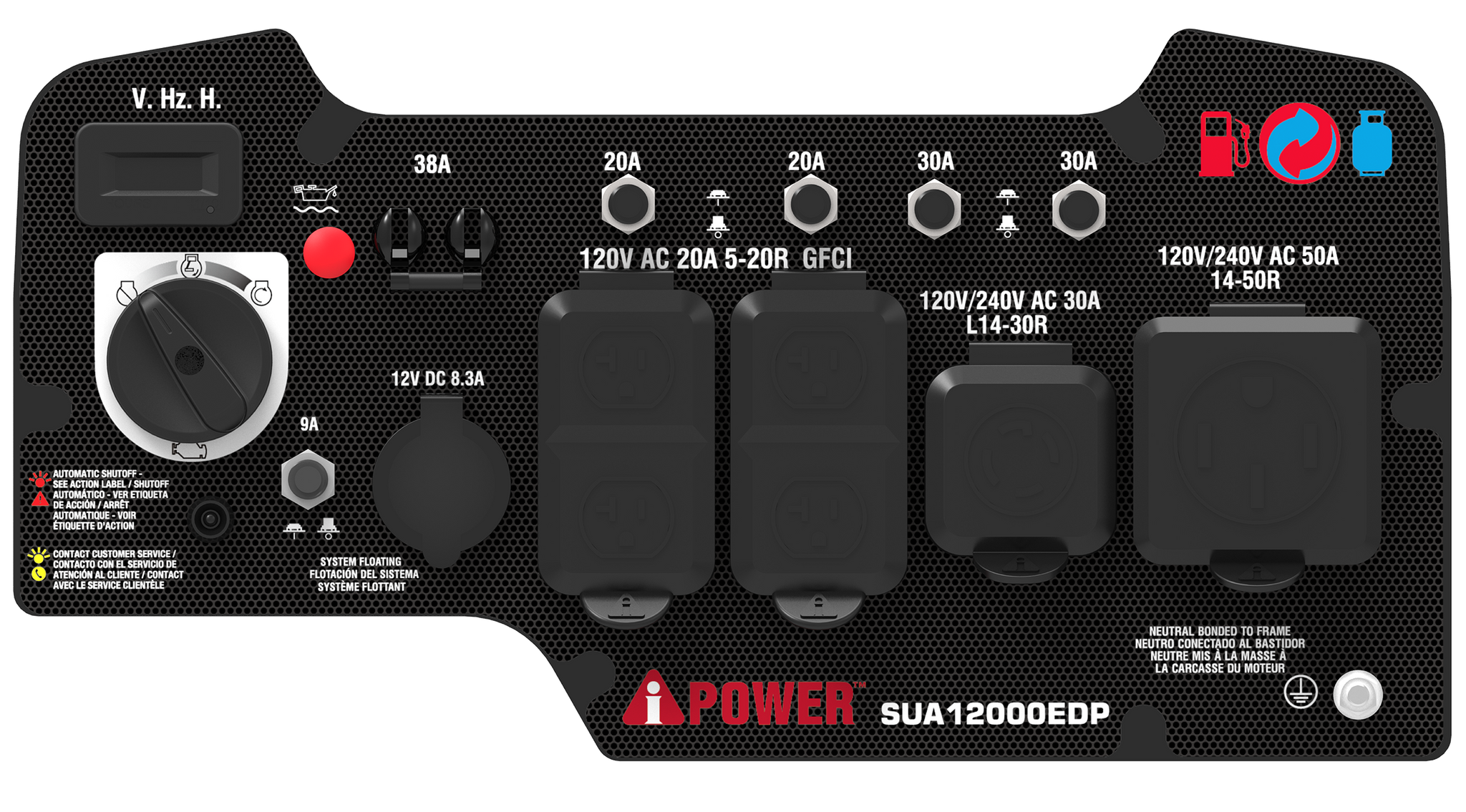 SUA12000EDP Dual Fuel Generator