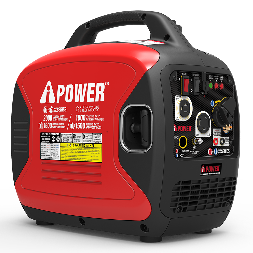 SUA2000iD - 2000 Watt Dual Fuel Inverter Generator