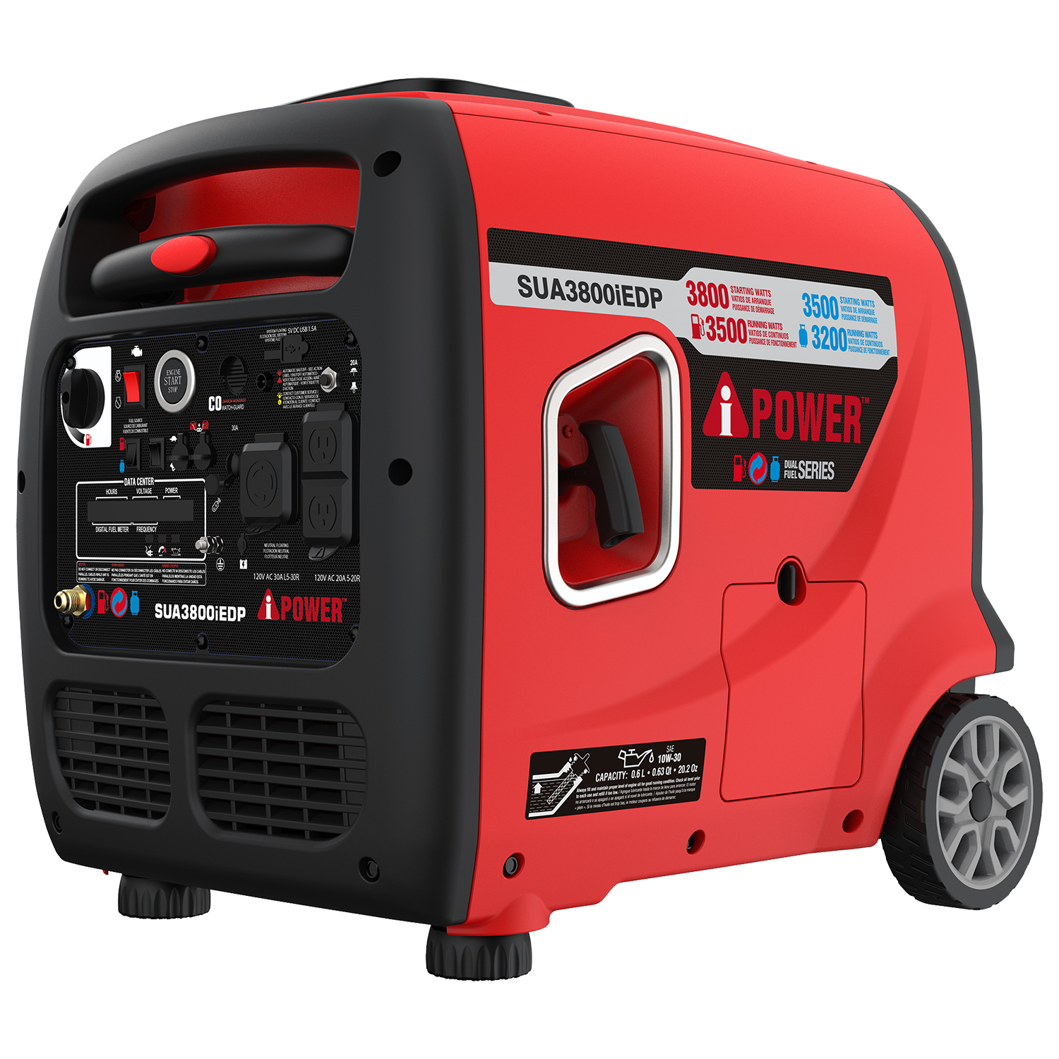 SUA3800iEDP Dual Fuel Inverter Generator