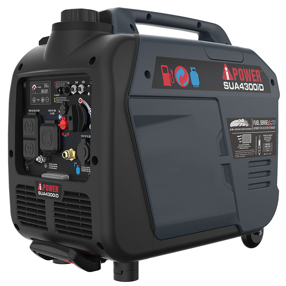 SUA4300iD Dual Fuel Inverter Generator