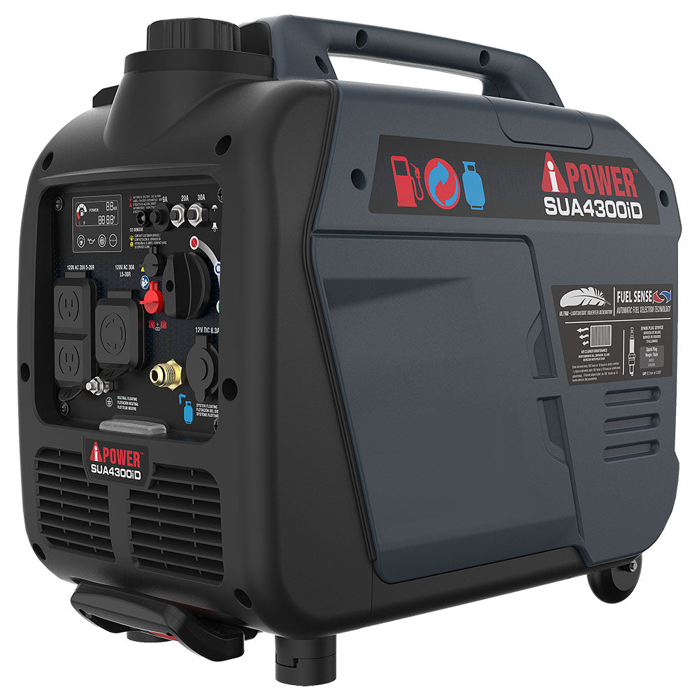 SUA4300iD Dual Fuel Inverter Generator