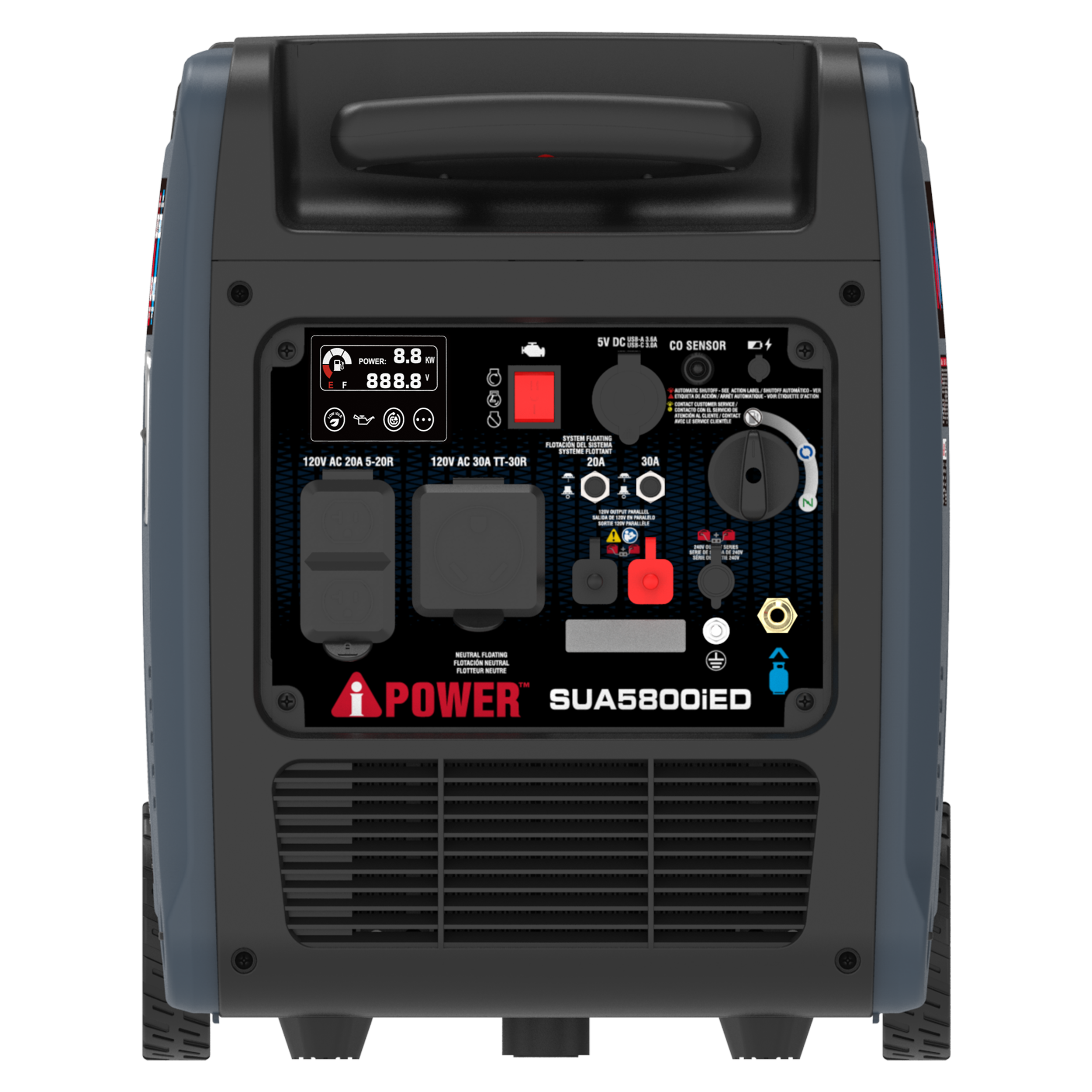 SUA5800iED Dual Fuel Inverter Generator