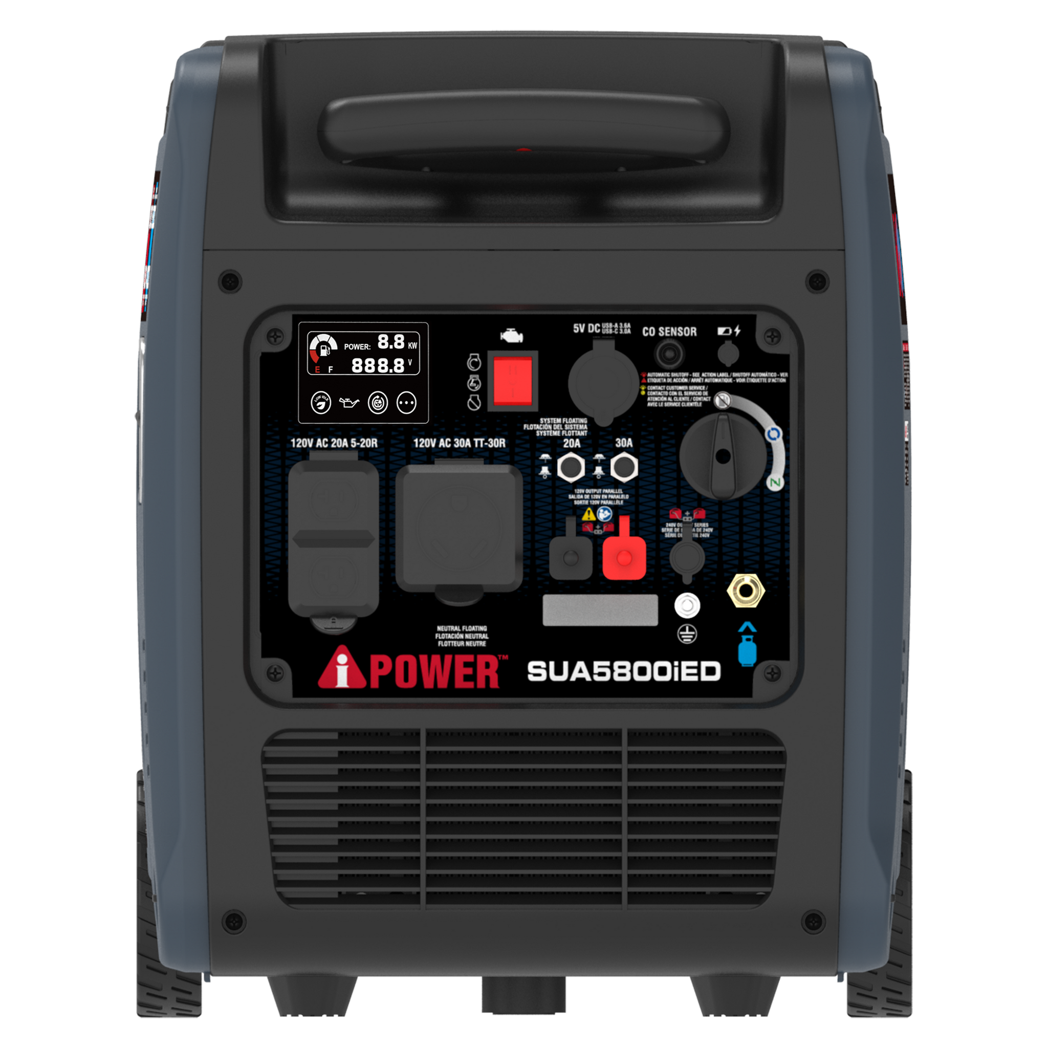 SUA5800iED Dual Fuel Inverter Generator