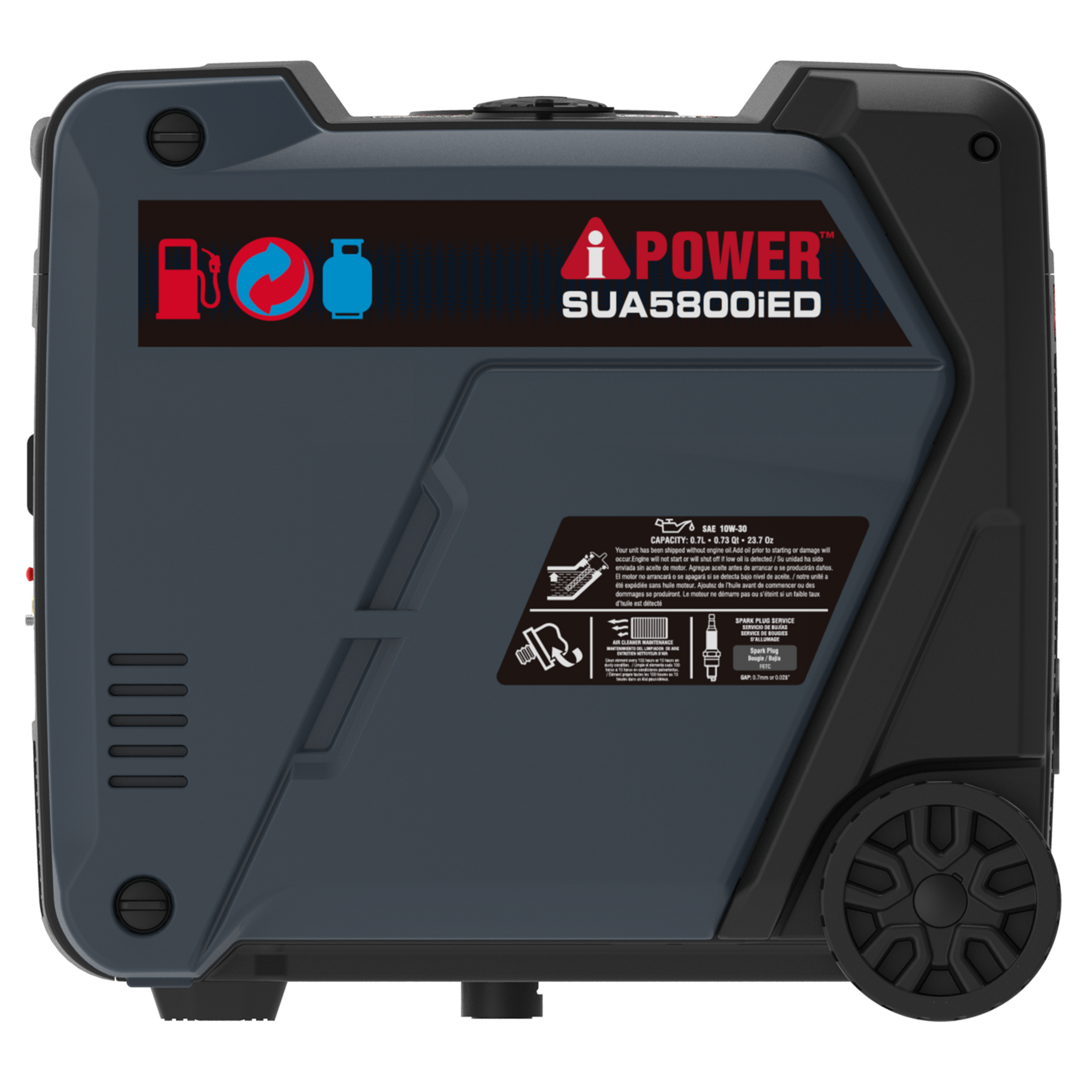 SUA5800iED Dual Fuel Inverter Generator
