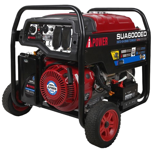 SUA6000ED Dual Fuel 6000-Watt Gasoline Generator