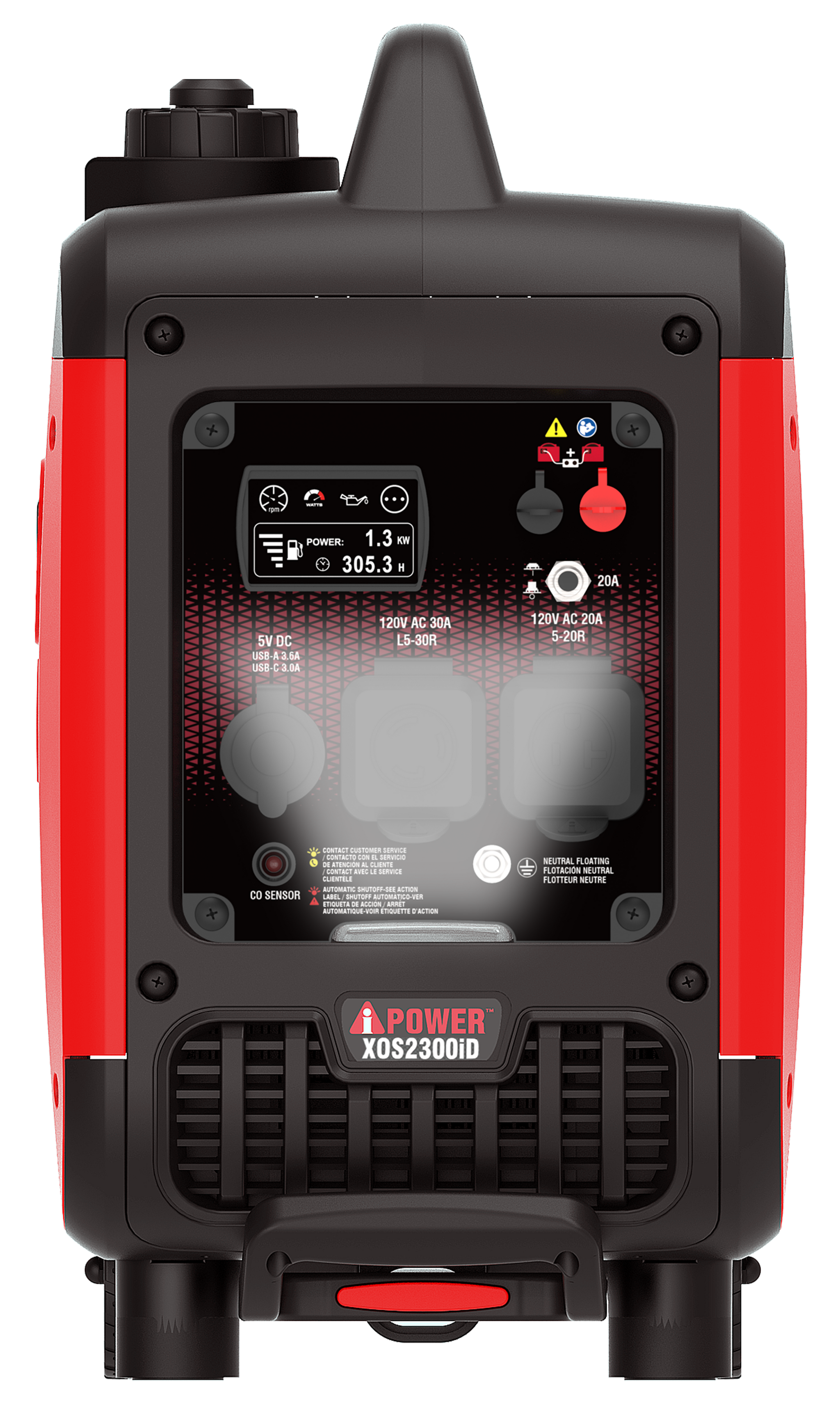 XOS2300iD Inverter Dual Fuel Generator