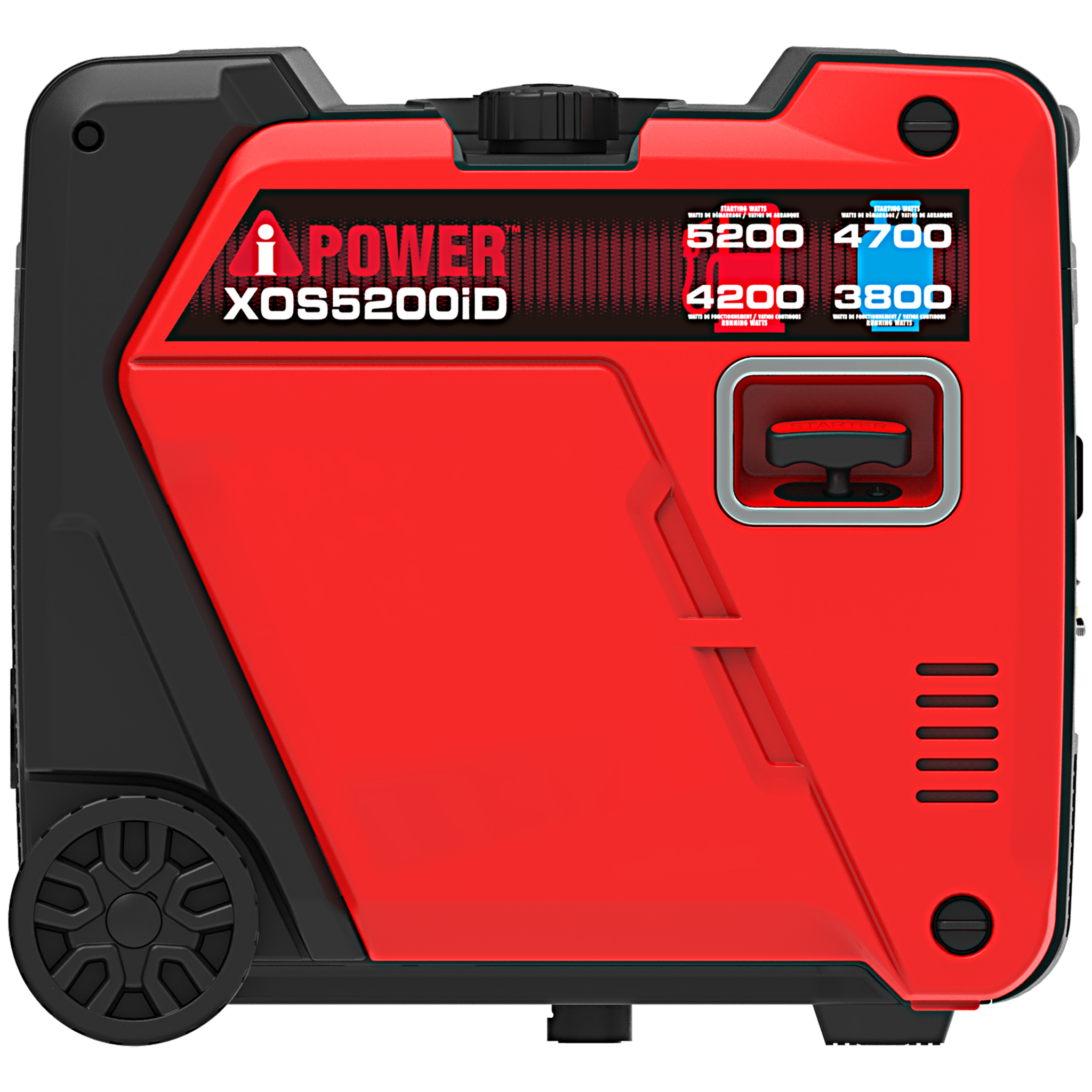 XOS5200iD 5200-Watt Dual Fuel Inverter Generator