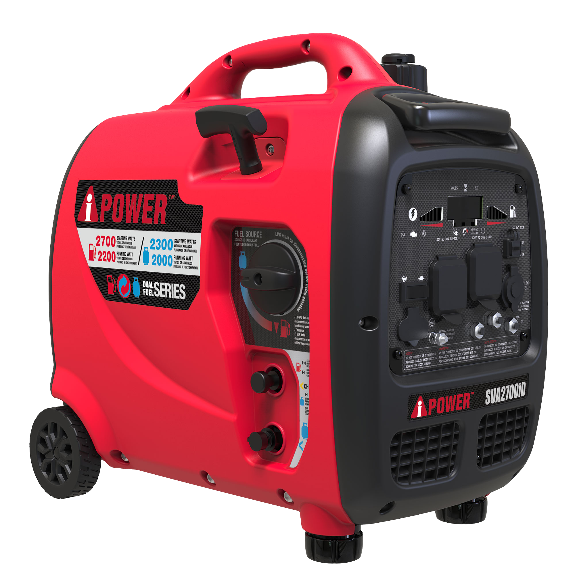 SUA2700iD - 2700 Watt<br> Dual Fuel Inverter Generator