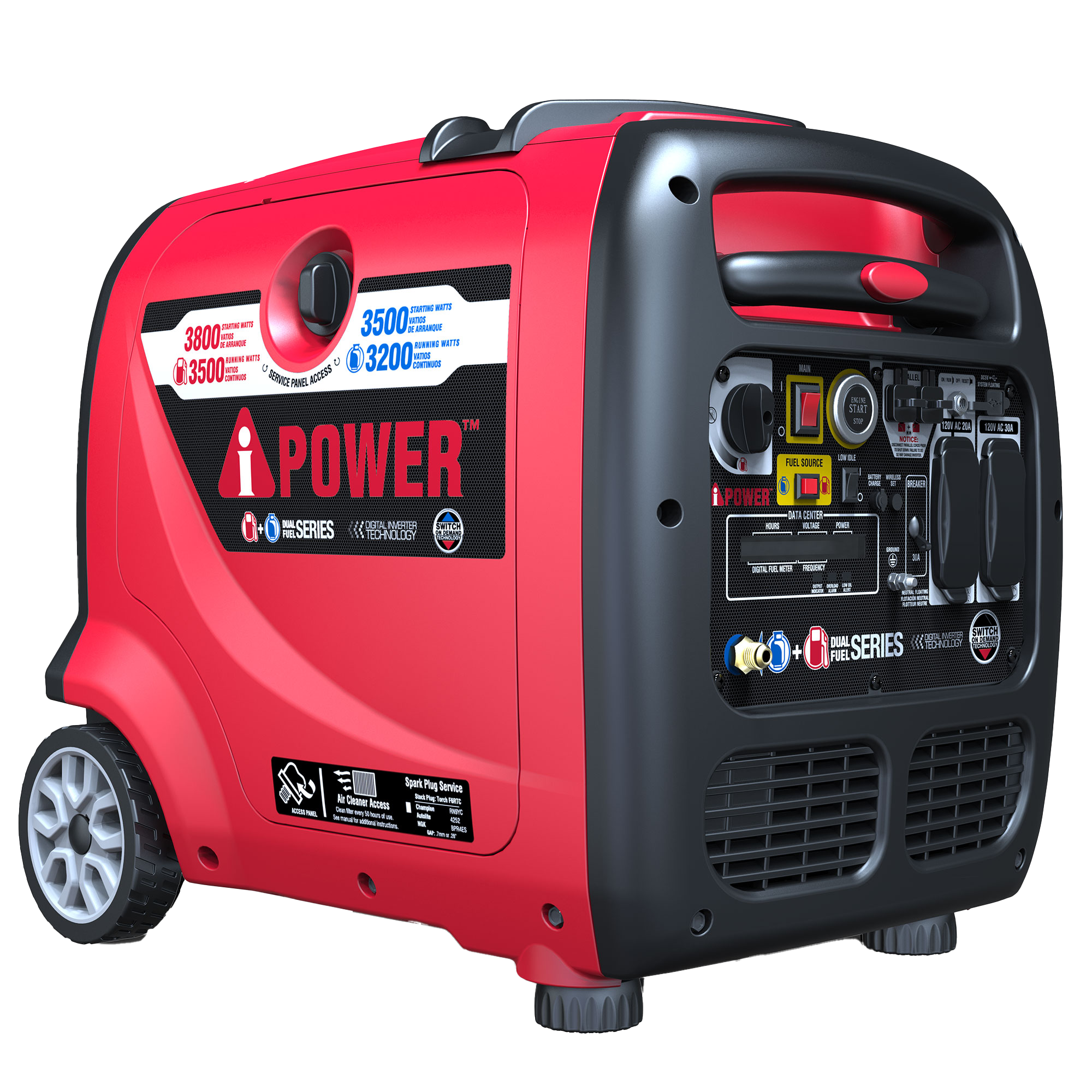SUA3800iED - 3800 Watt Dual Fuel Inverter Generator