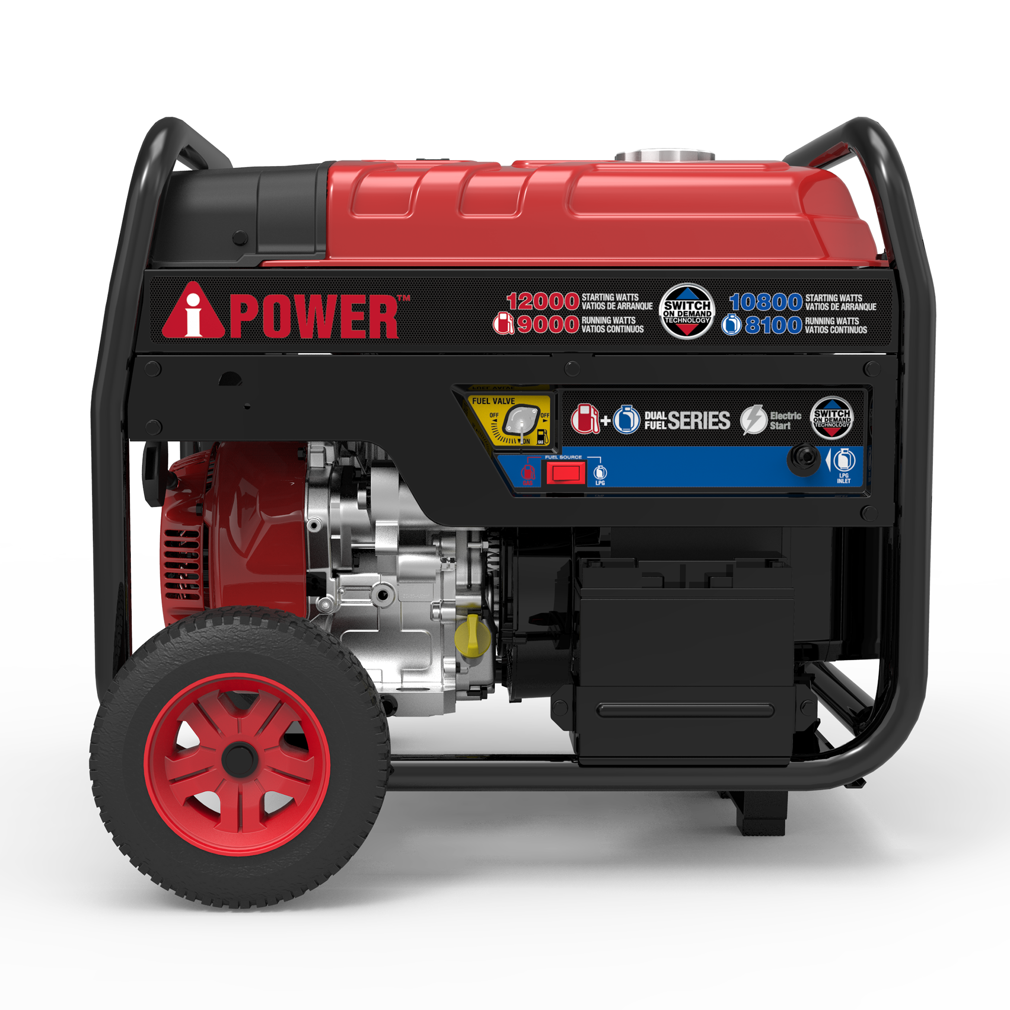 SUA12000ED - 12000 Watt<br> Dual Fuel Portable Generator