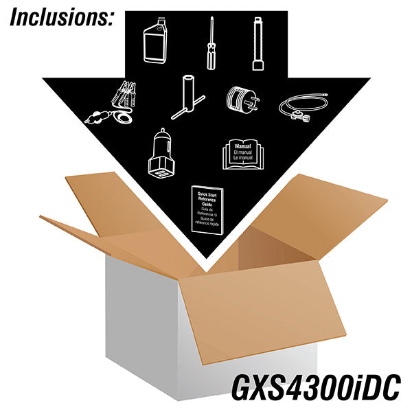 GXS4300iDC - Dual Fuel Inverter Generator