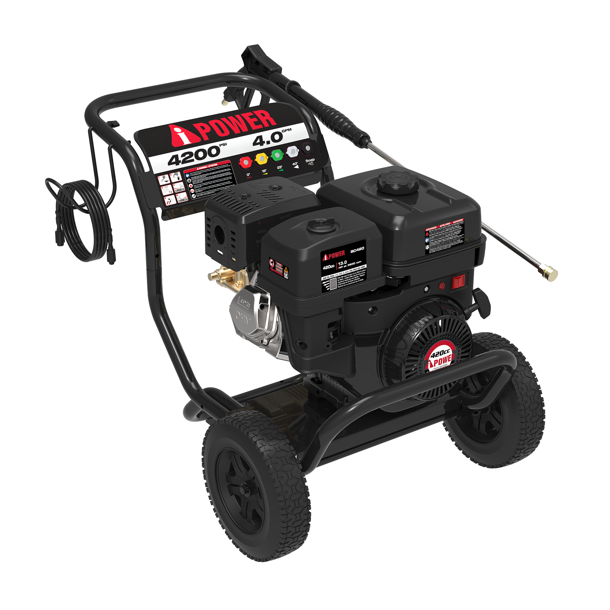 PWF4200SH - 4200 PSI Gas Powered Pressure Washer
