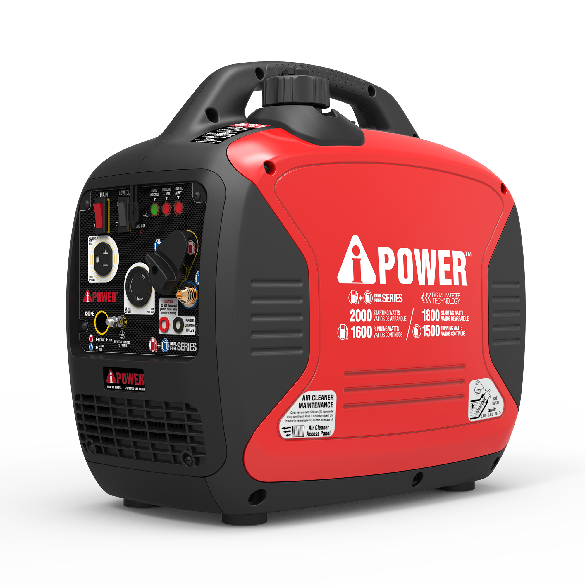 SUA2000iD - 2000 Watt<br> Dual Fuel Inverter Generator