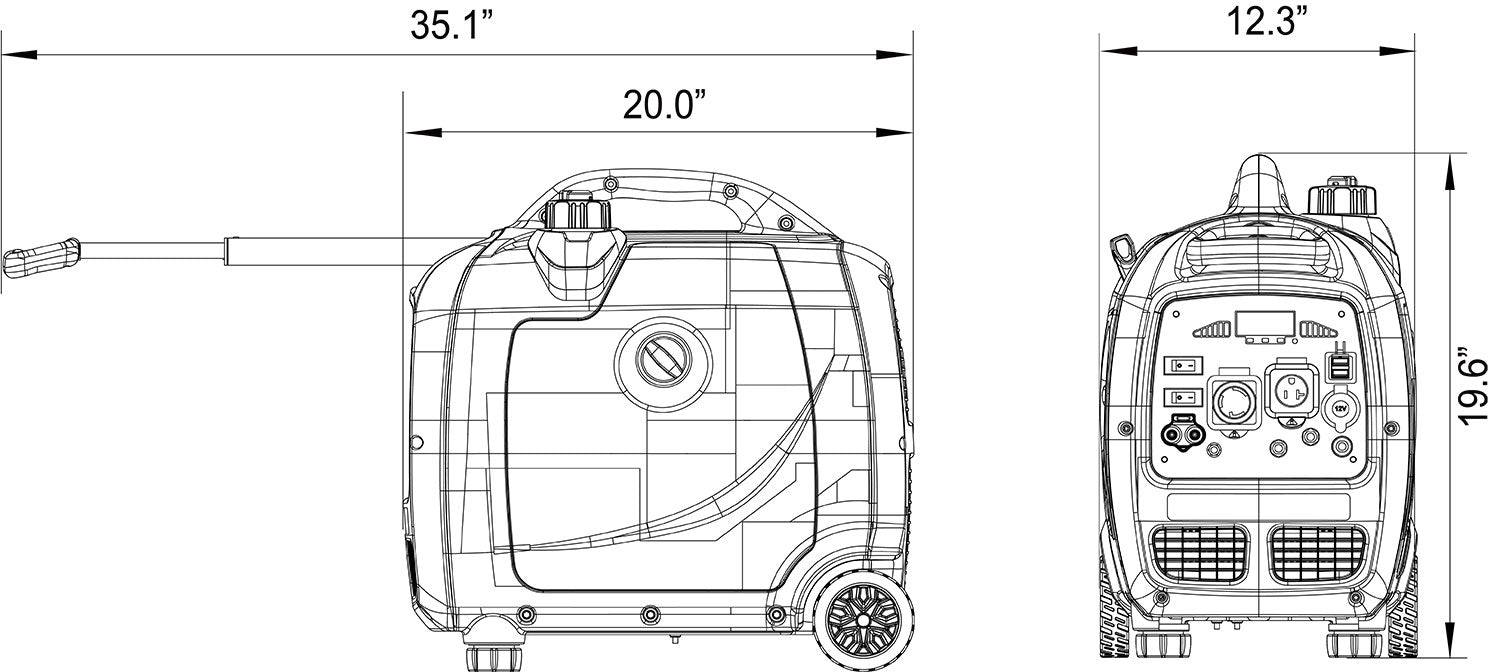 SUA2700i - 2700 Watt<br> Inverter Generator