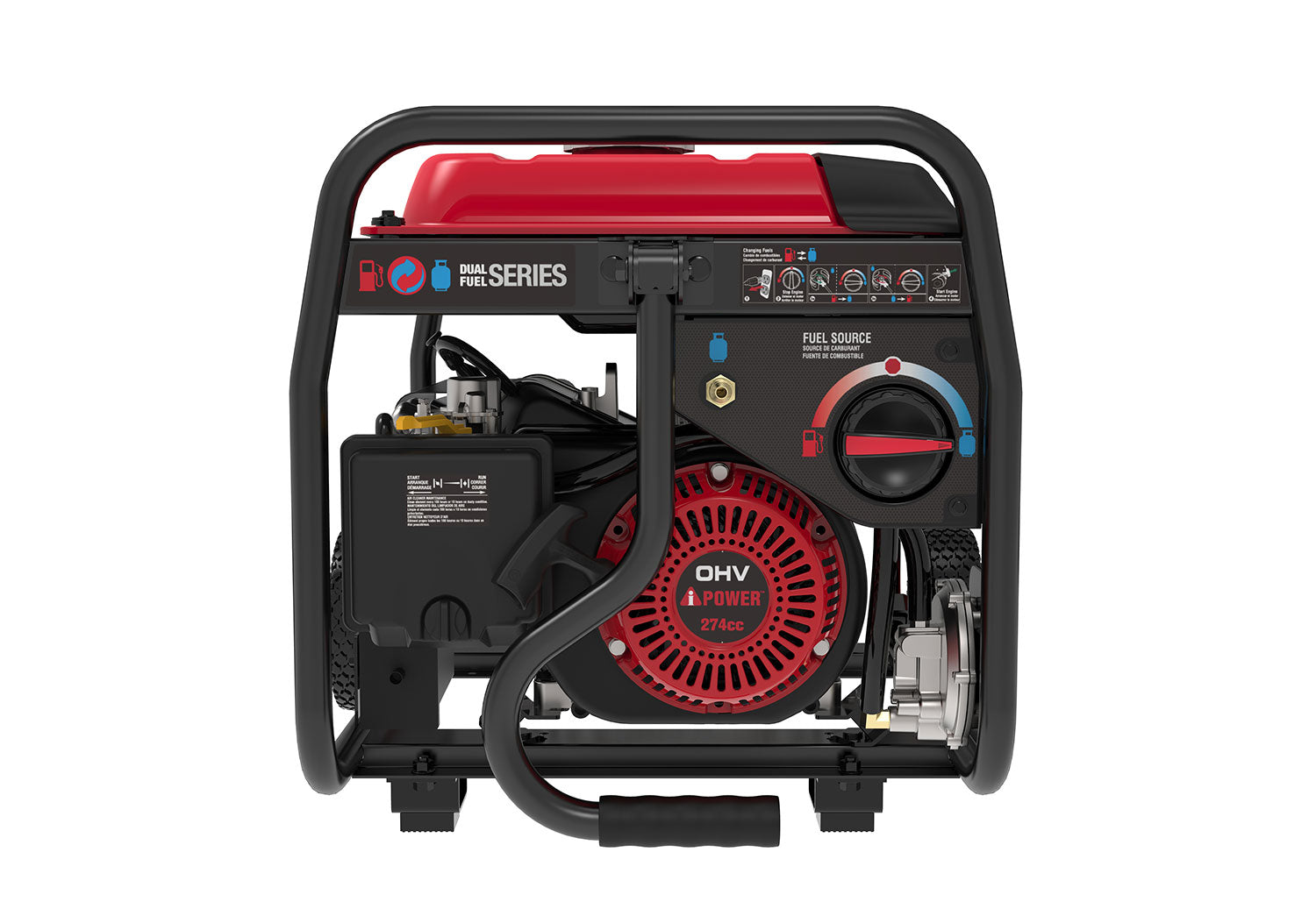 SUA6900D - 6900 Watt<br> Dual Fuel Portable Generator