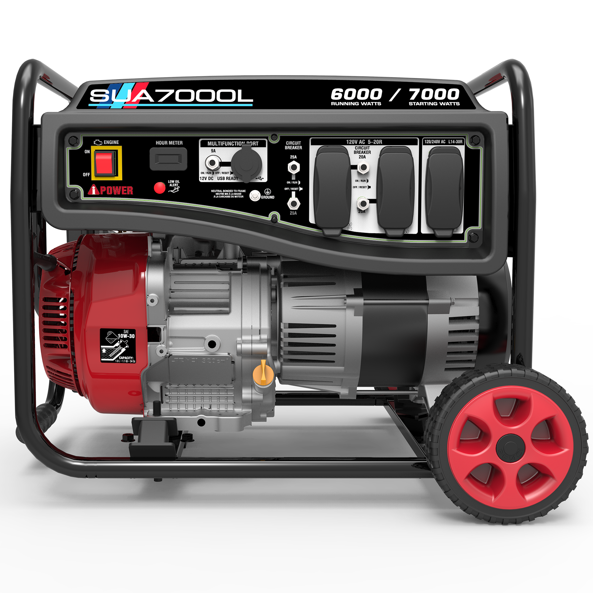 SUA7000L - 7000 Watt<br> Portable Generator