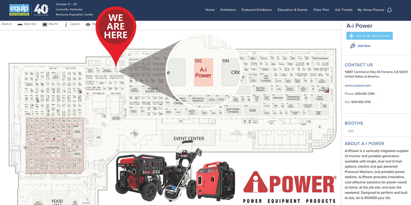A-iPower to Exhibit at 2023 Equipment Exposition