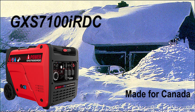 A-iPower’s GXS7100iRDC Designed to Manage During Winter Storms