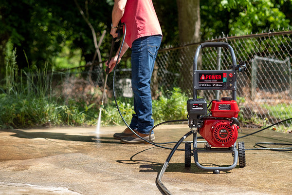 Pressure Washer Tips - Cleaning a driveway