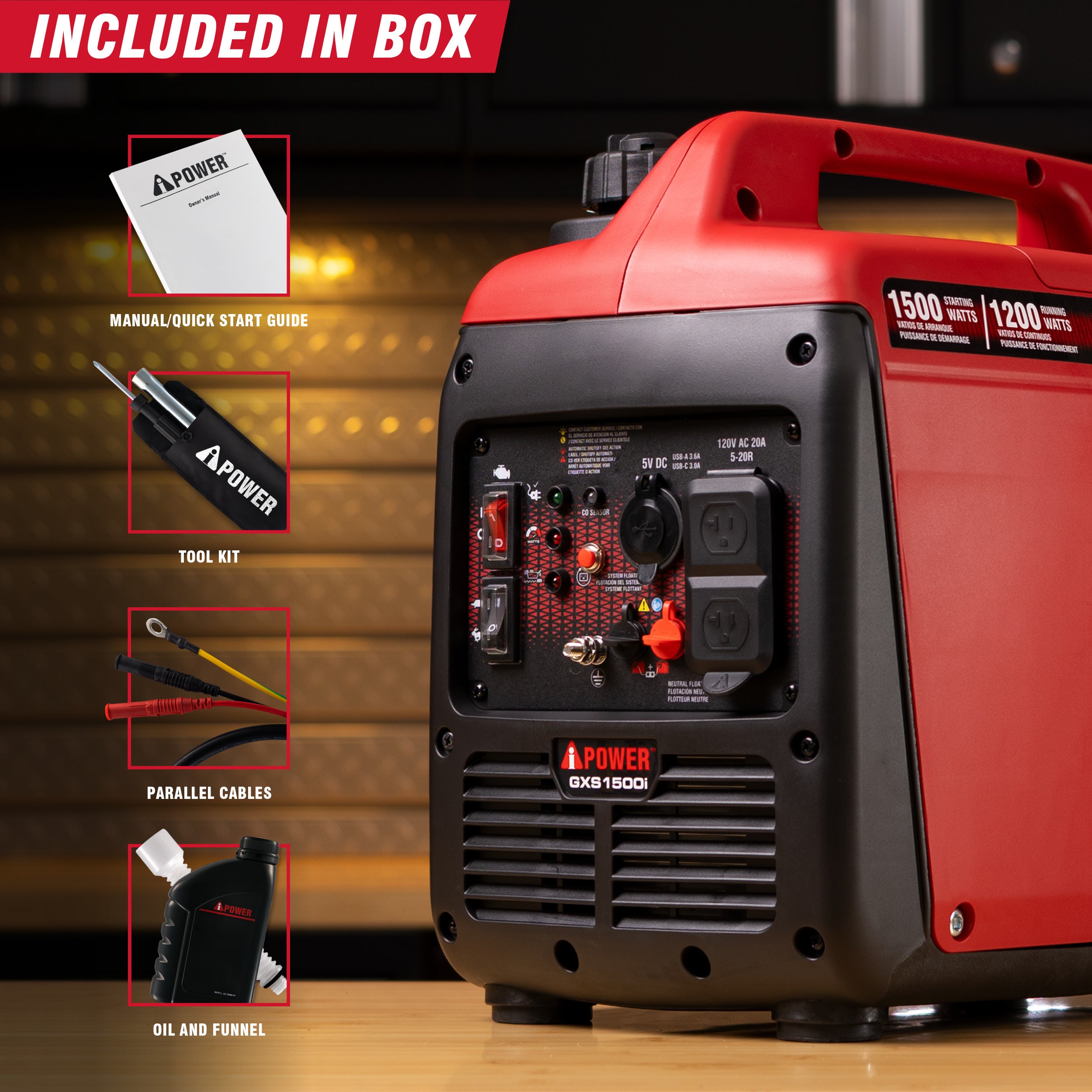 GXS1500i - Portable Inverter Generator