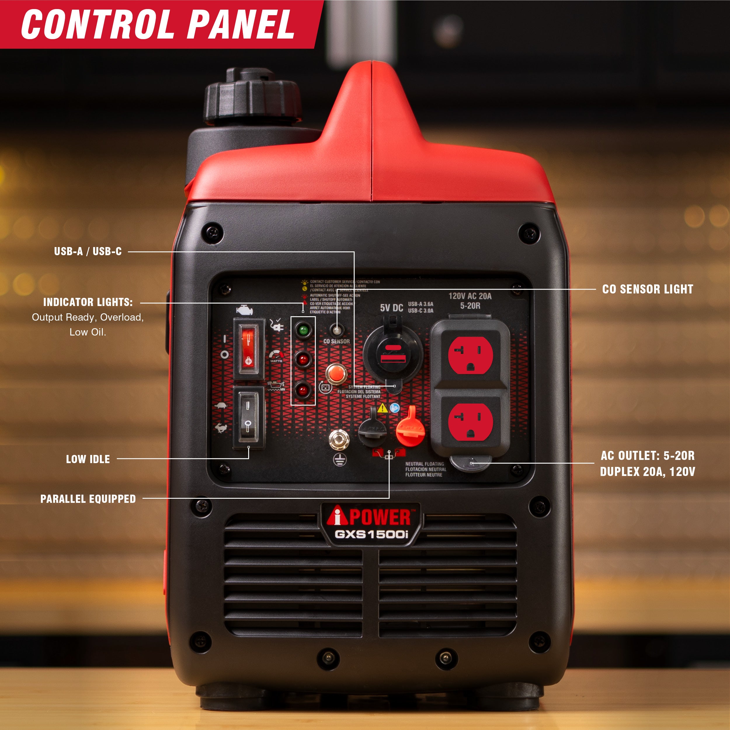 GXS1500i - Portable Inverter Generator