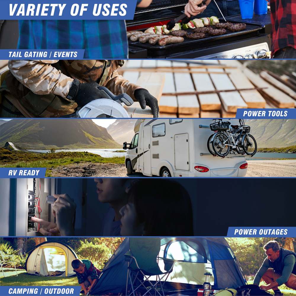 A-iPower  2400W Portable Inverter Generator, Yamaha Engine, Super Quiet for Camping RV Tailgating Home Backup (SC2400iP)