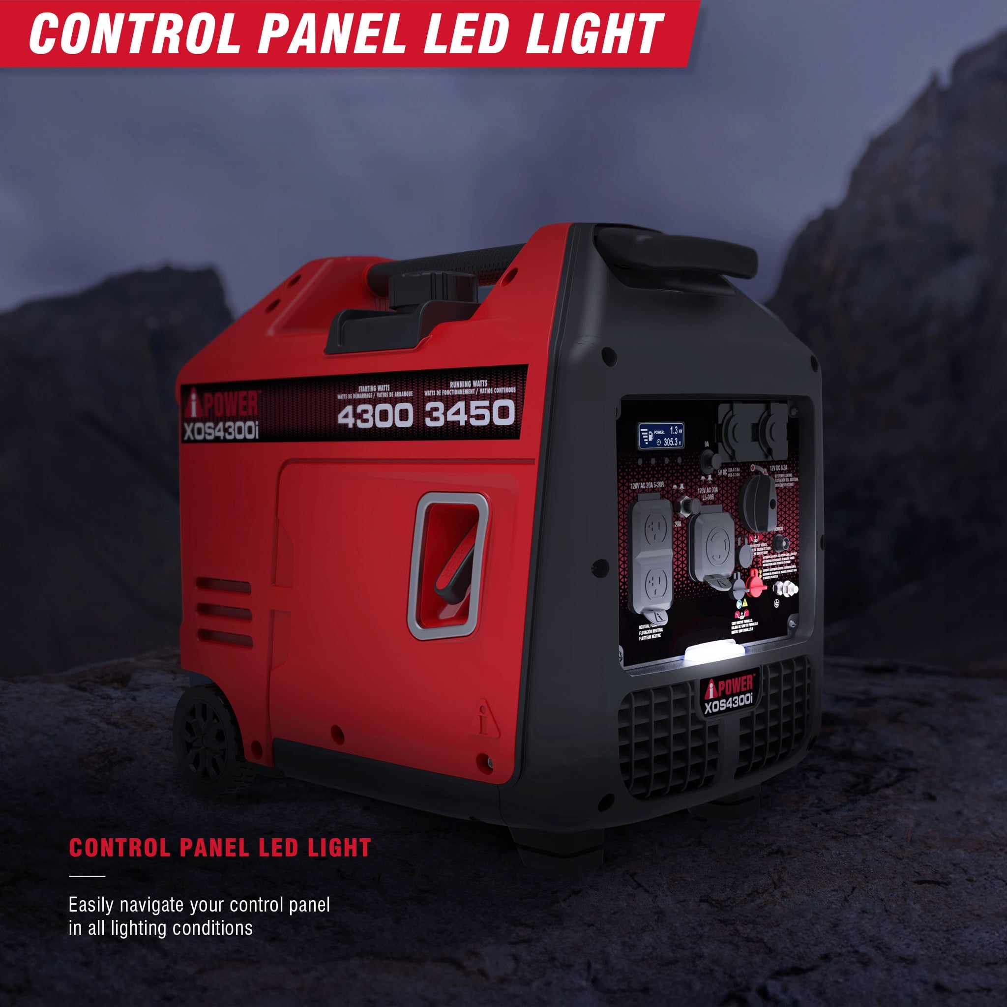 XOS4300i 4300Watt Inverter Generator