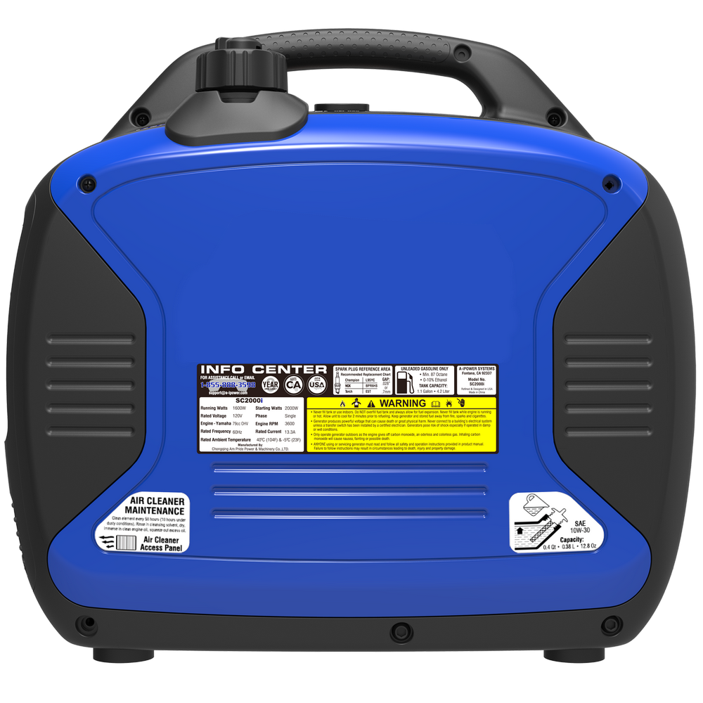 SC2000i - 2000 Watt Inverter Generator