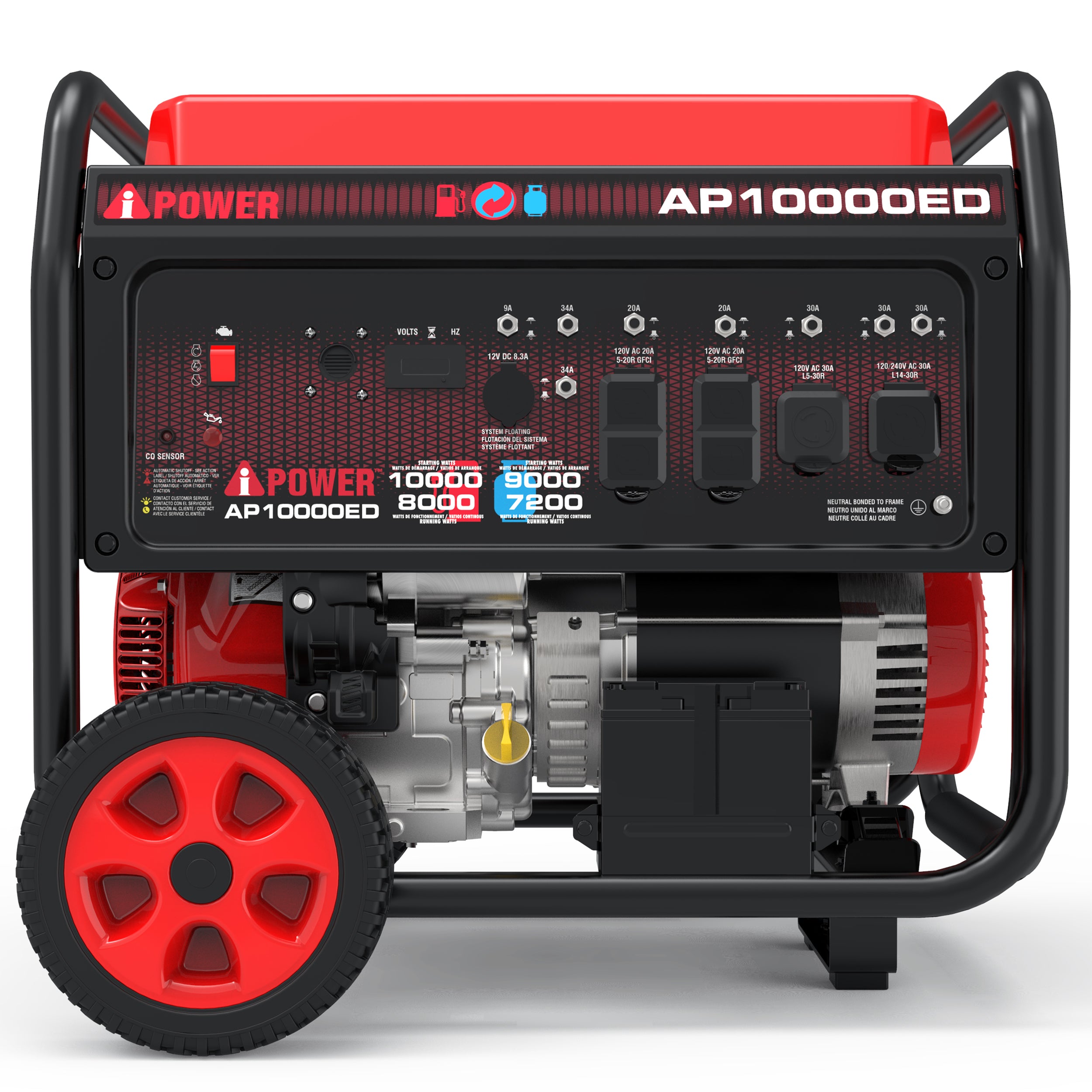 AP10000ED - A-iPower Dual Fuel Generator