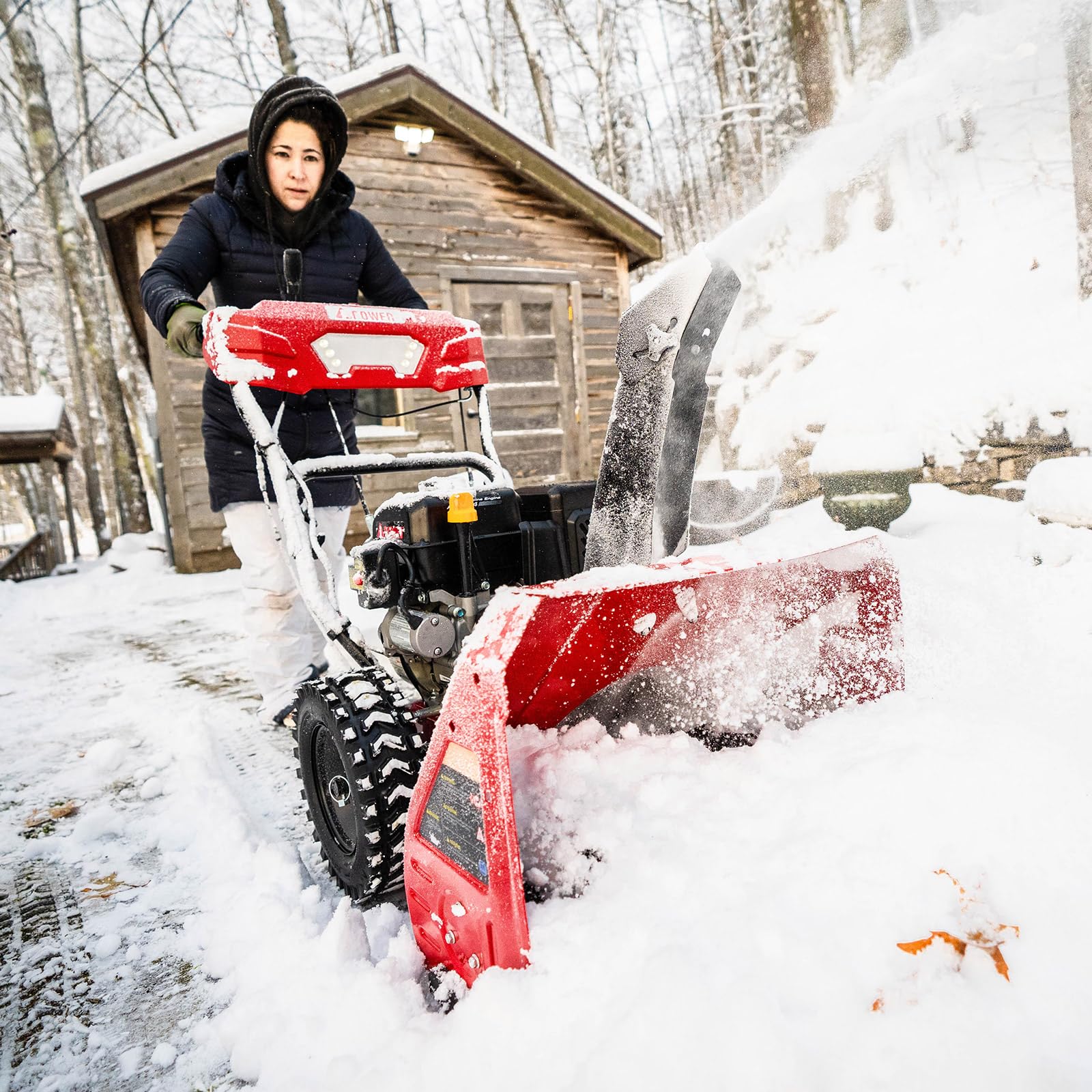 A-iPower 24 Inch Two-Stage Gas Snow Blower ASB24