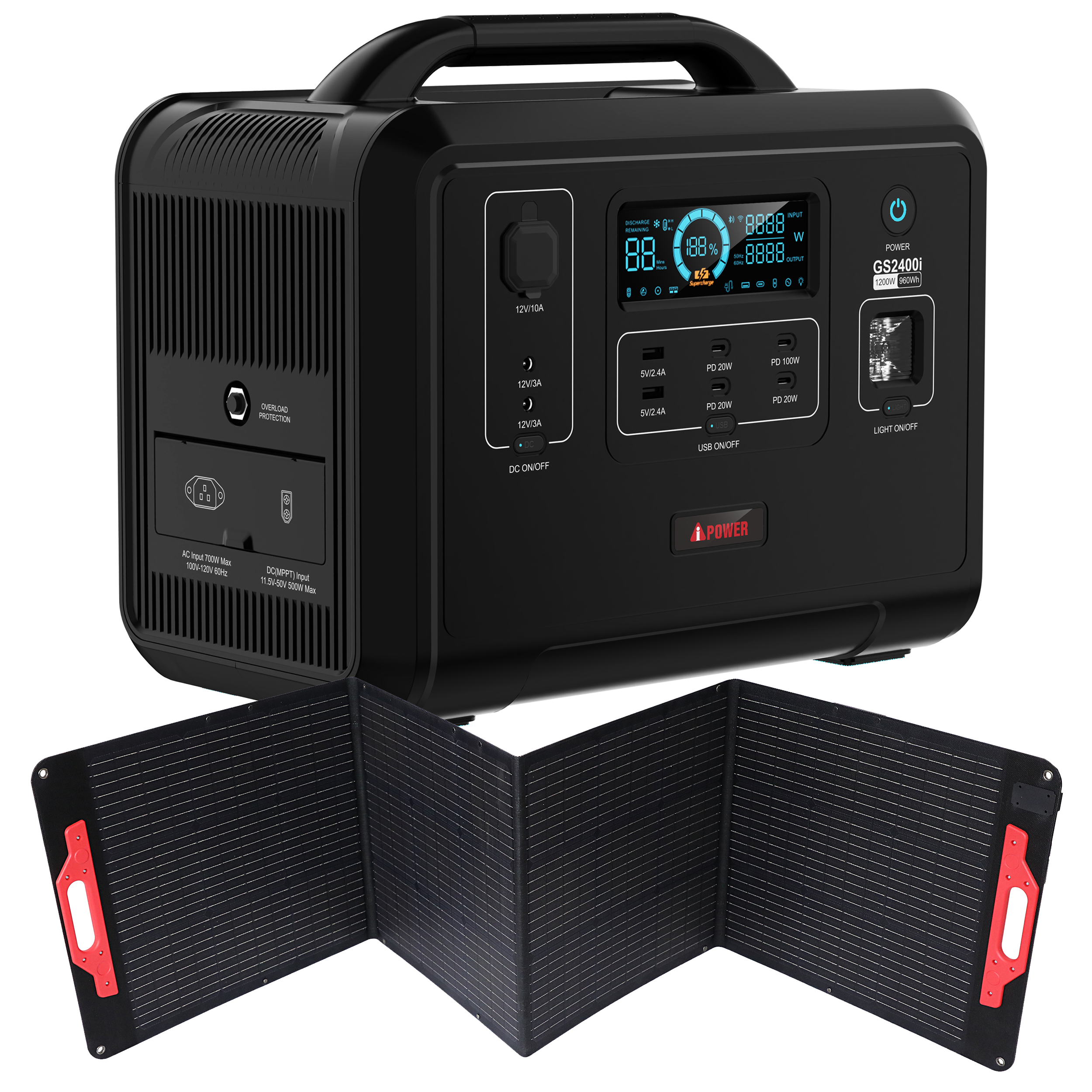 GS2400iA201 PowerSource Solar Bundle